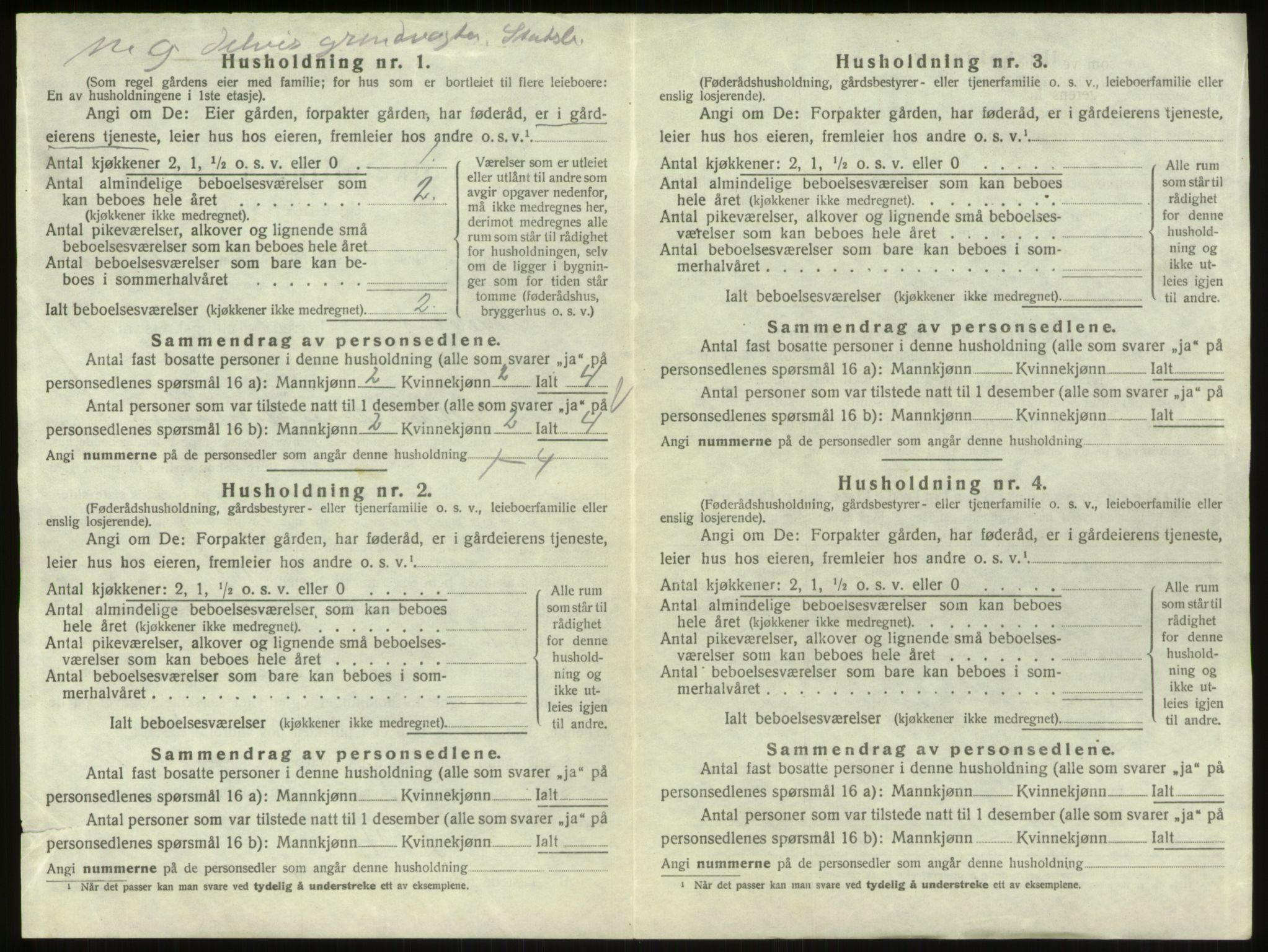 SAO, 1920 census for Skjeberg, 1920, p. 429