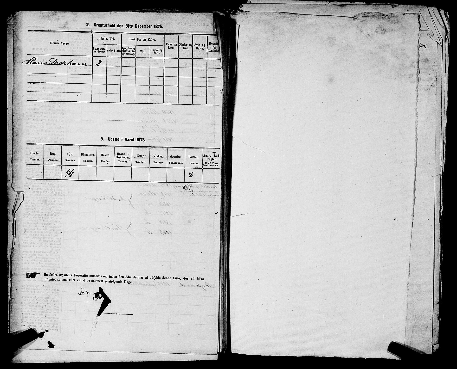 RA, 1875 census for 0218aP Vestre Aker, 1875, p. 2684