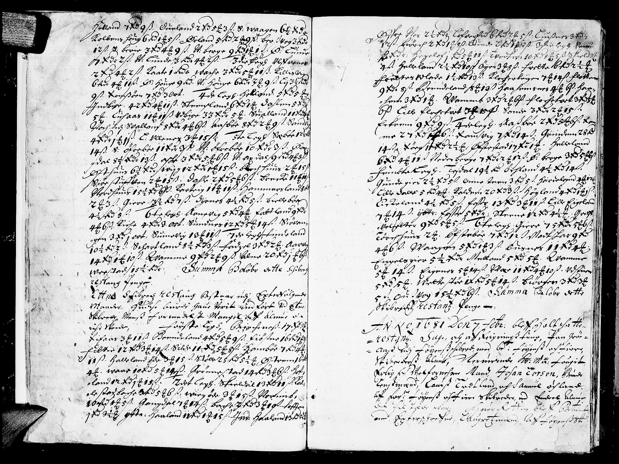 Sunnhordland sorenskrivar, SAB/A-2401/1/F/Faa/L0019: Tingbøker, 1681, p. 6b-7a