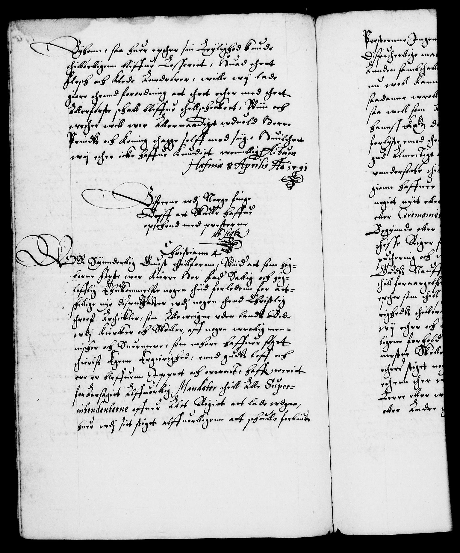Danske Kanselli 1572-1799, RA/EA-3023/F/Fc/Fca/Fcab/L0002: Norske tegnelser (mikrofilm), 1588-1596, p. 119b