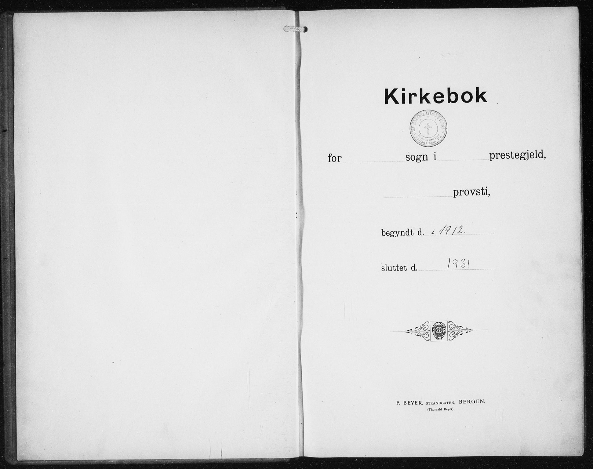 Den norske sjømannsmisjon i utlandet/Philadelphia, SAB/SAB/PA-0113/H/Ha/L0001: Parish register (official) no. A 1, 1912-1931