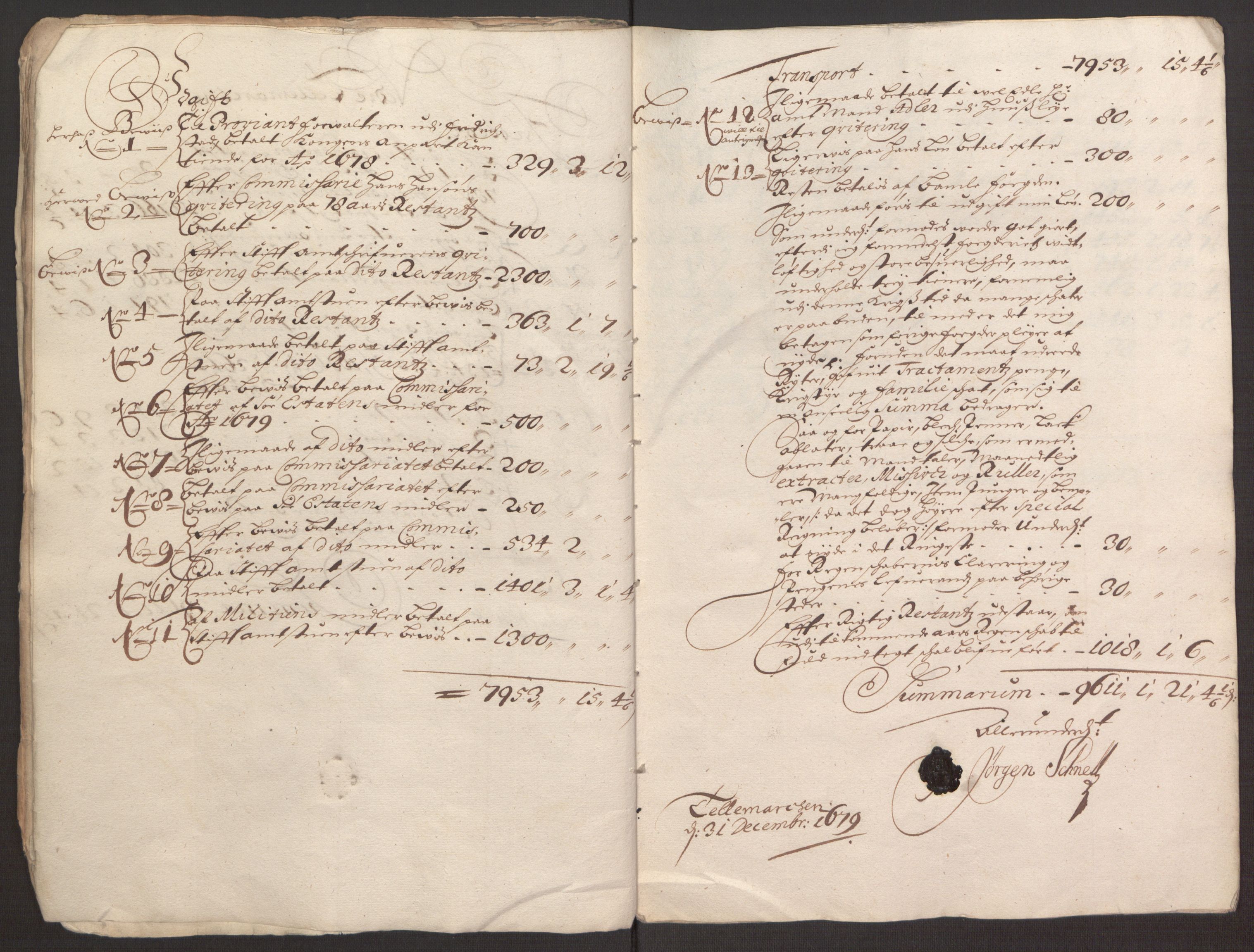 Rentekammeret inntil 1814, Reviderte regnskaper, Fogderegnskap, AV/RA-EA-4092/R35/L2068: Fogderegnskap Øvre og Nedre Telemark, 1677, p. 17