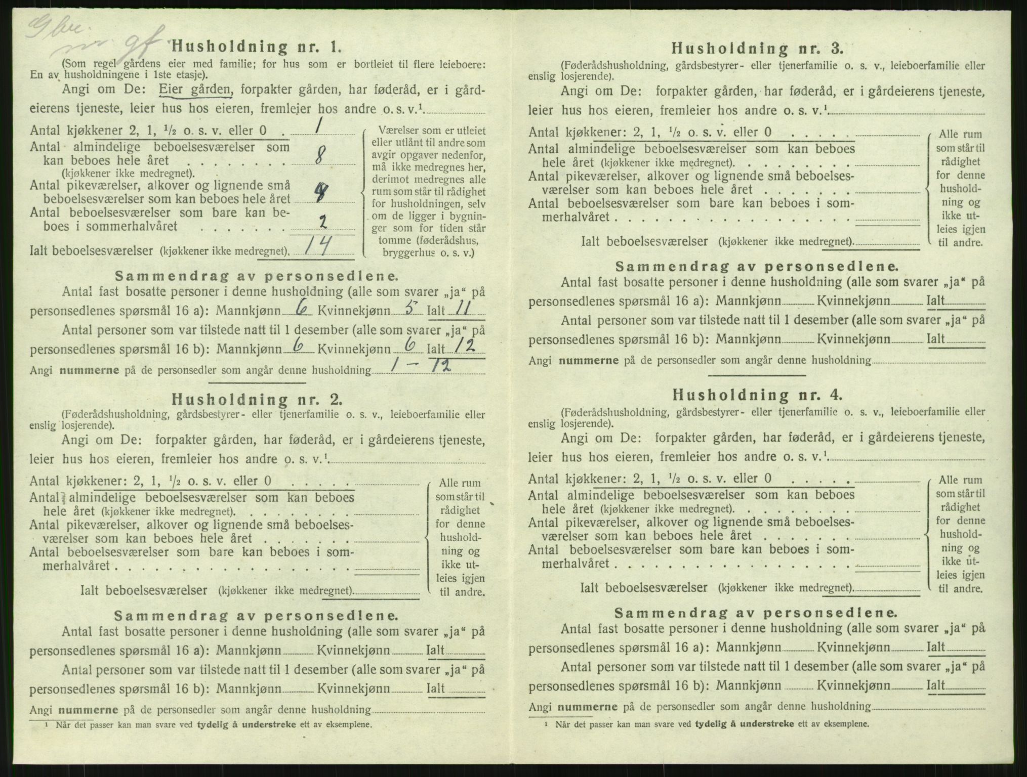 SAT, 1920 census for Stangvik, 1920, p. 623