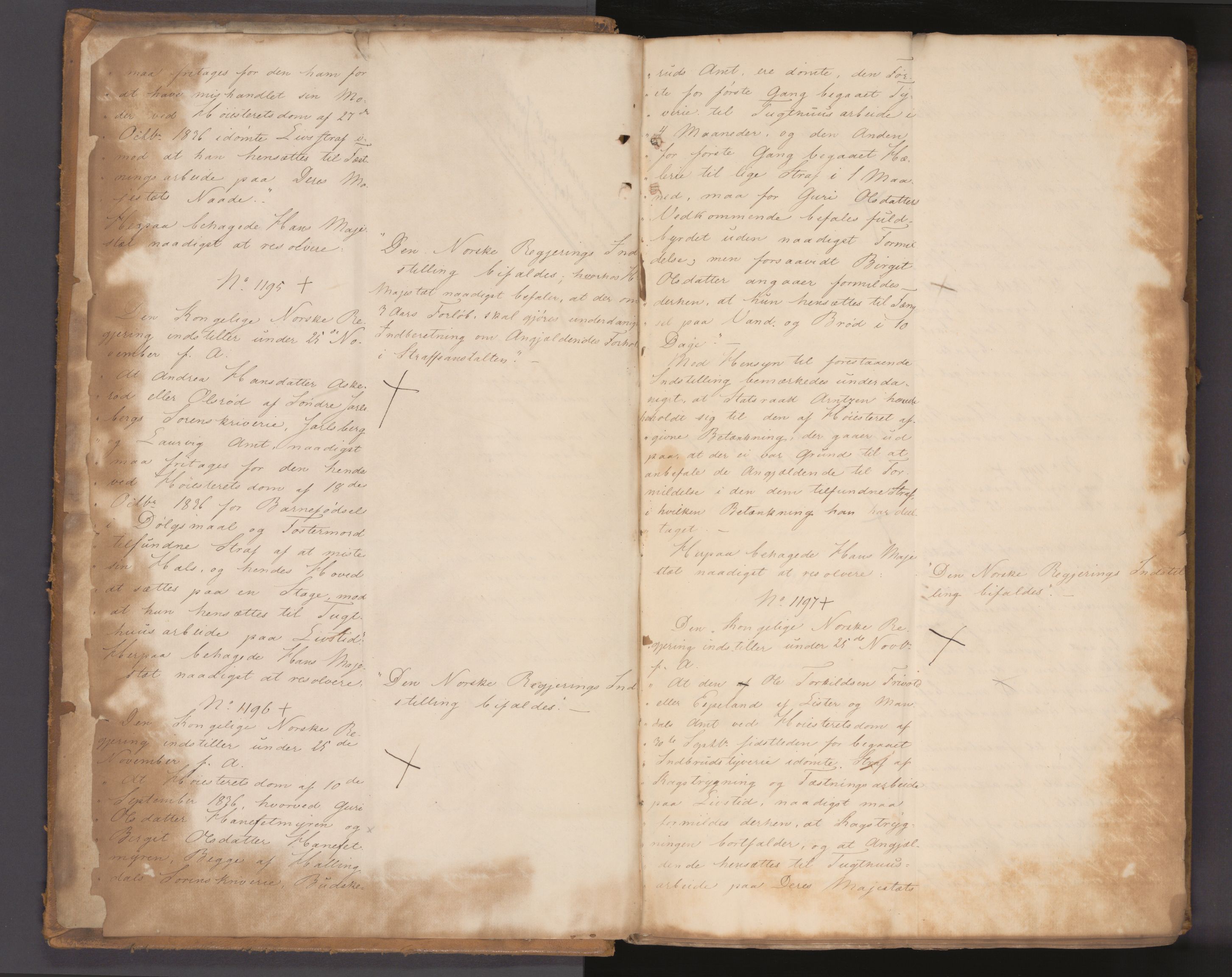 Statsrådssekretariatet, AV/RA-S-1001/A/Ab/L0044: Kgl. res. nr. 1193-1948, 1. halvår, 1837