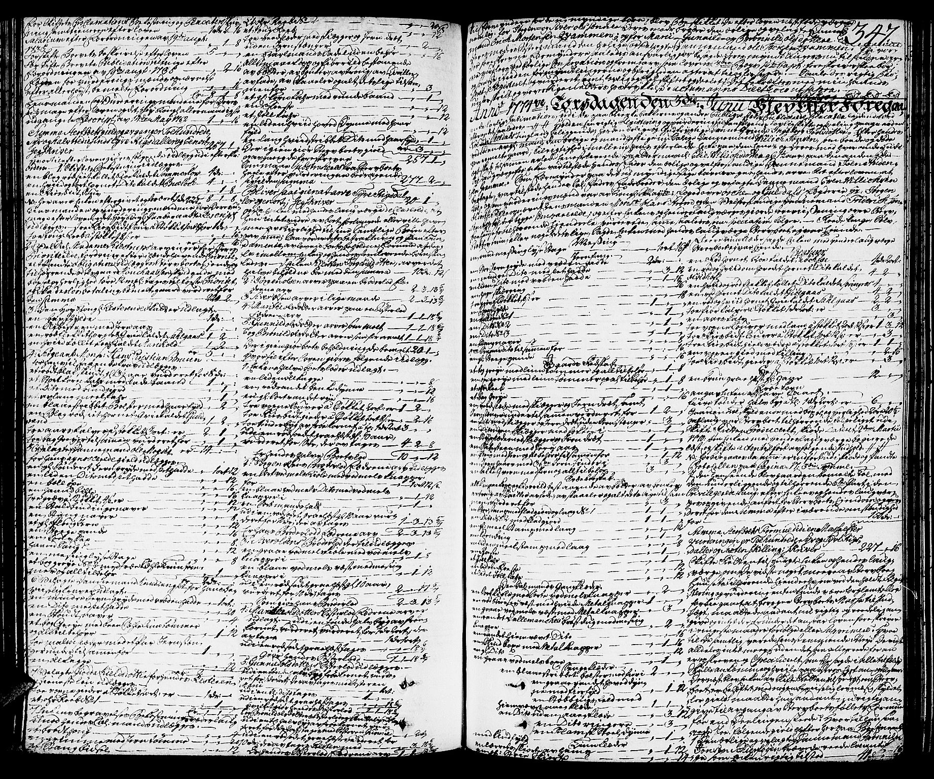 Orkdal sorenskriveri, SAT/A-4169/1/3/3Aa/L0007: Skifteprotokoller, 1767-1782, p. 346b-347a