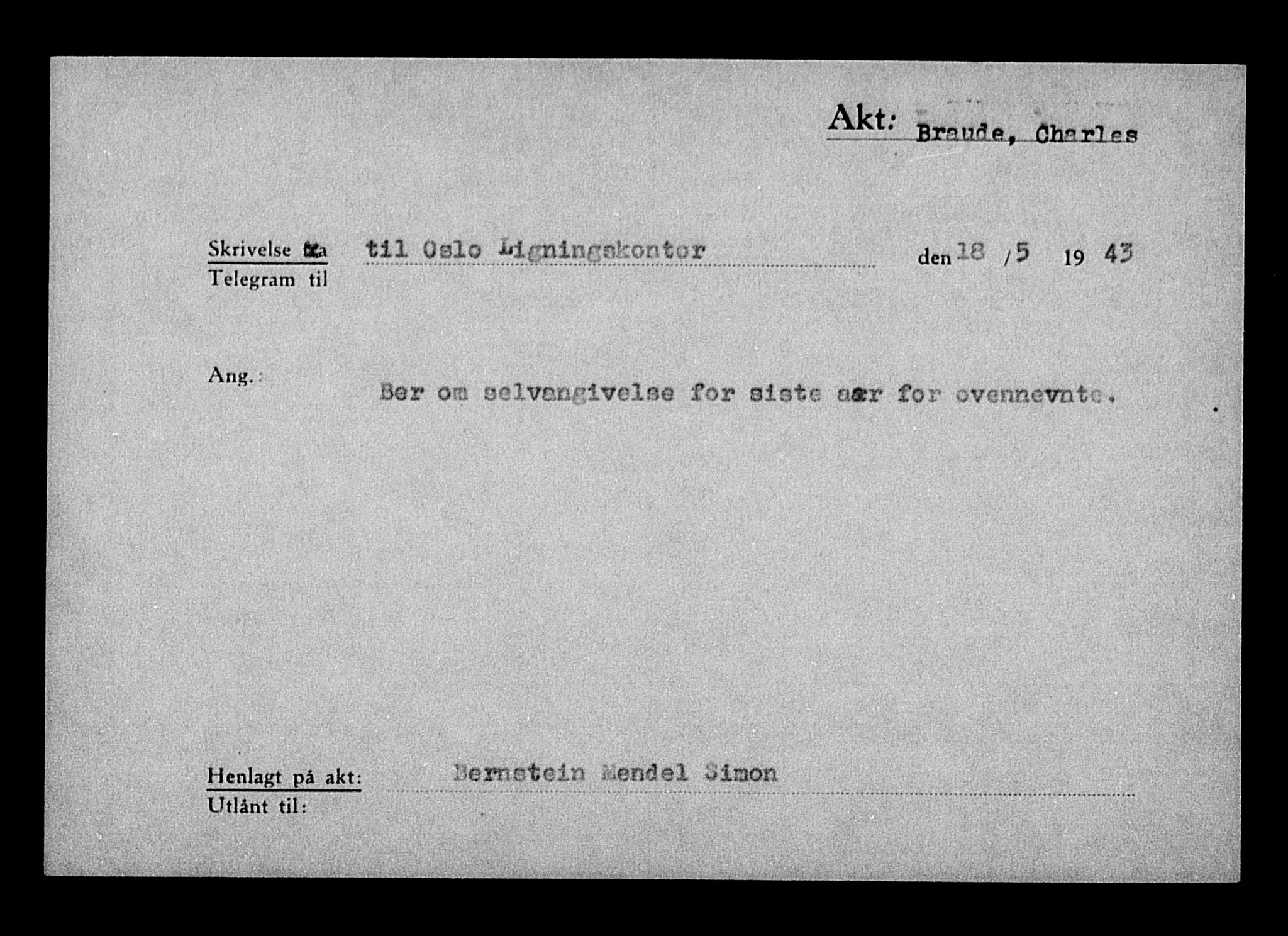 Justisdepartementet, Tilbakeføringskontoret for inndratte formuer, AV/RA-S-1564/H/Hc/Hcc/L0927: --, 1945-1947, p. 575