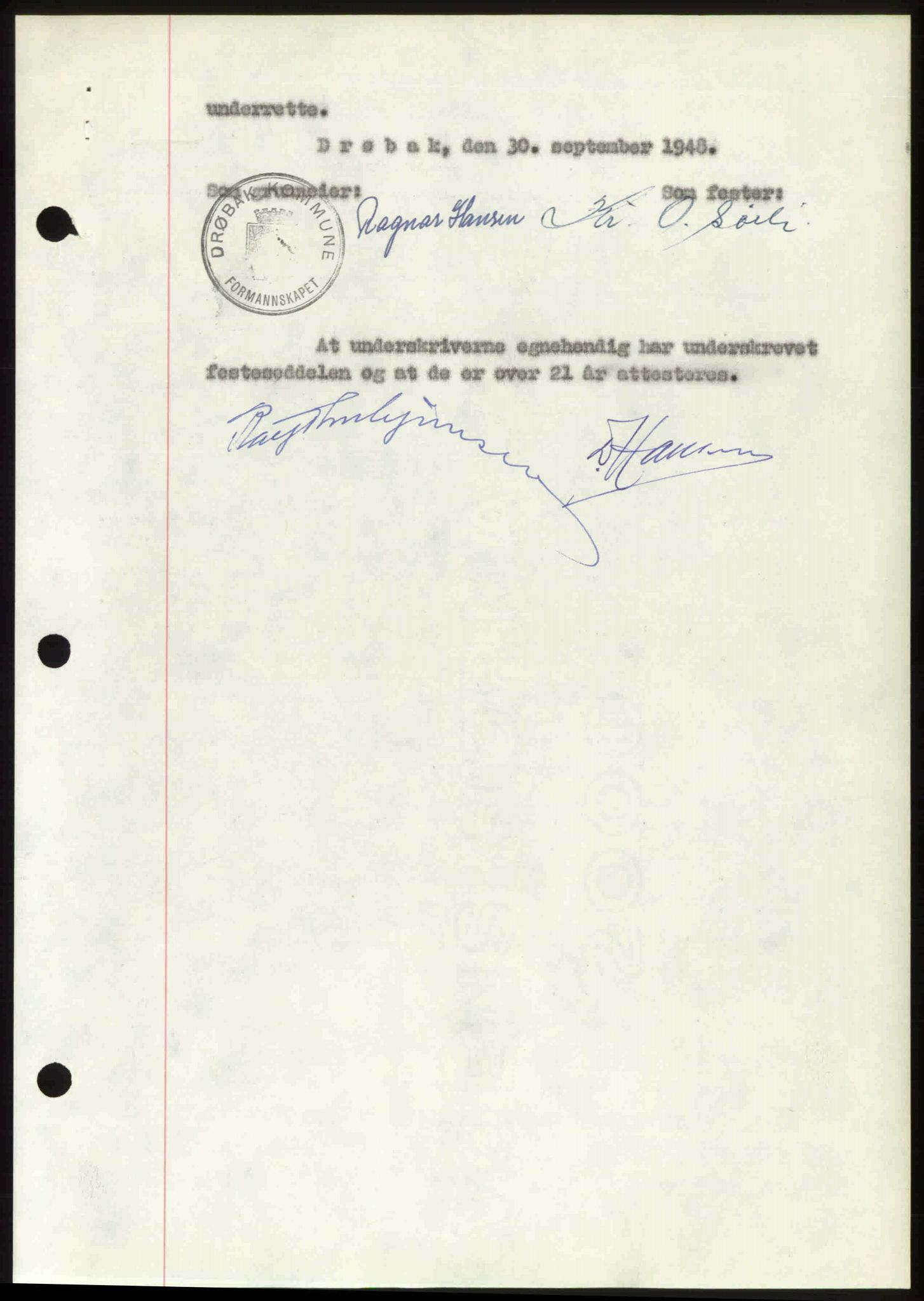 Follo sorenskriveri, SAO/A-10274/G/Ga/Gaa/L0085: Mortgage book no. I 85, 1948-1948, Diary no: : 4482/1948