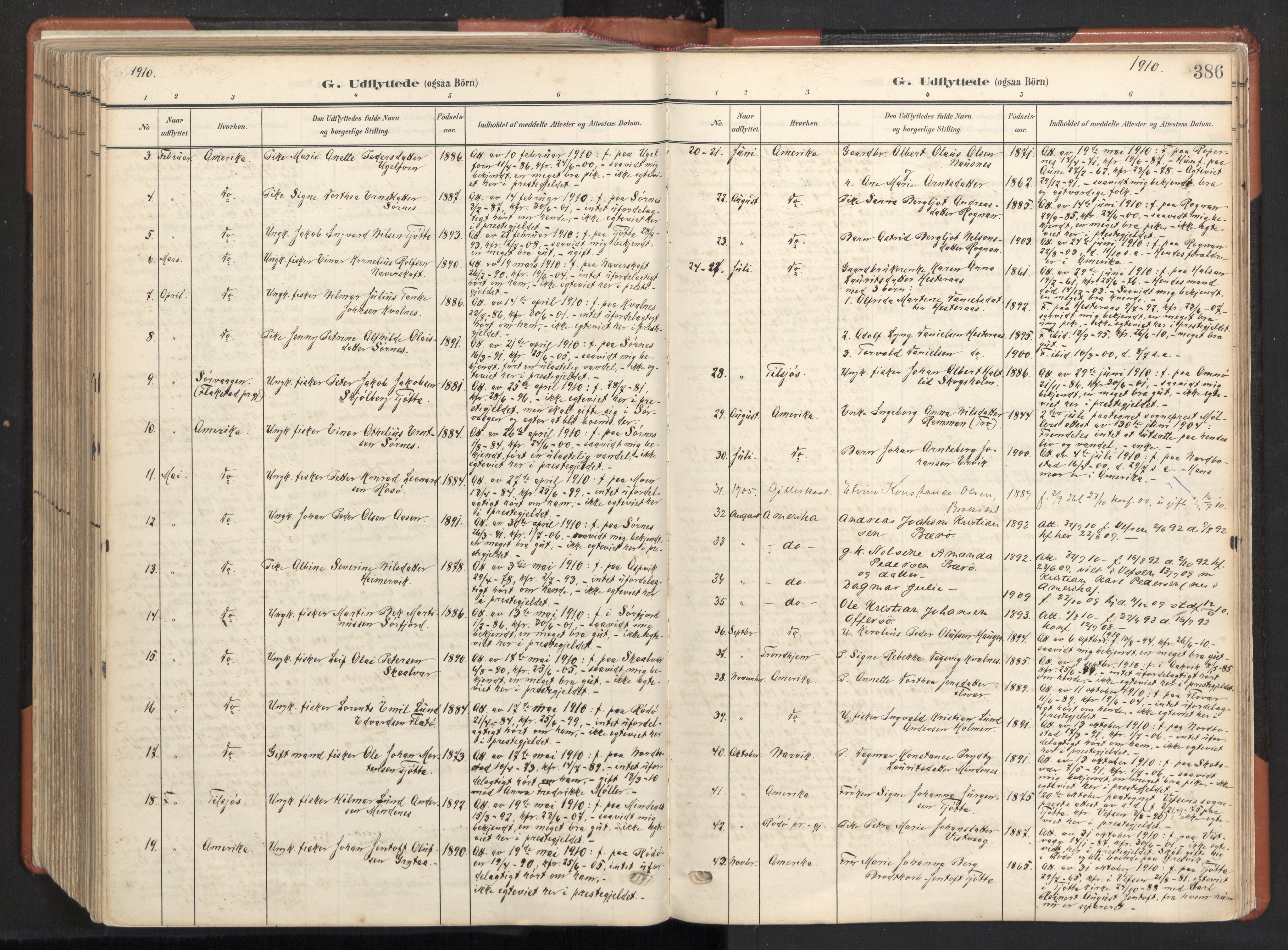 Ministerialprotokoller, klokkerbøker og fødselsregistre - Nordland, AV/SAT-A-1459/817/L0265: Parish register (official) no. 817A05, 1908-1944, p. 386