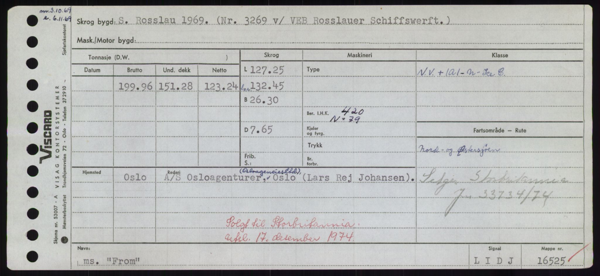 Sjøfartsdirektoratet med forløpere, Skipsmålingen, RA/S-1627/H/Hd/L0011: Fartøy, Fla-Får, p. 509