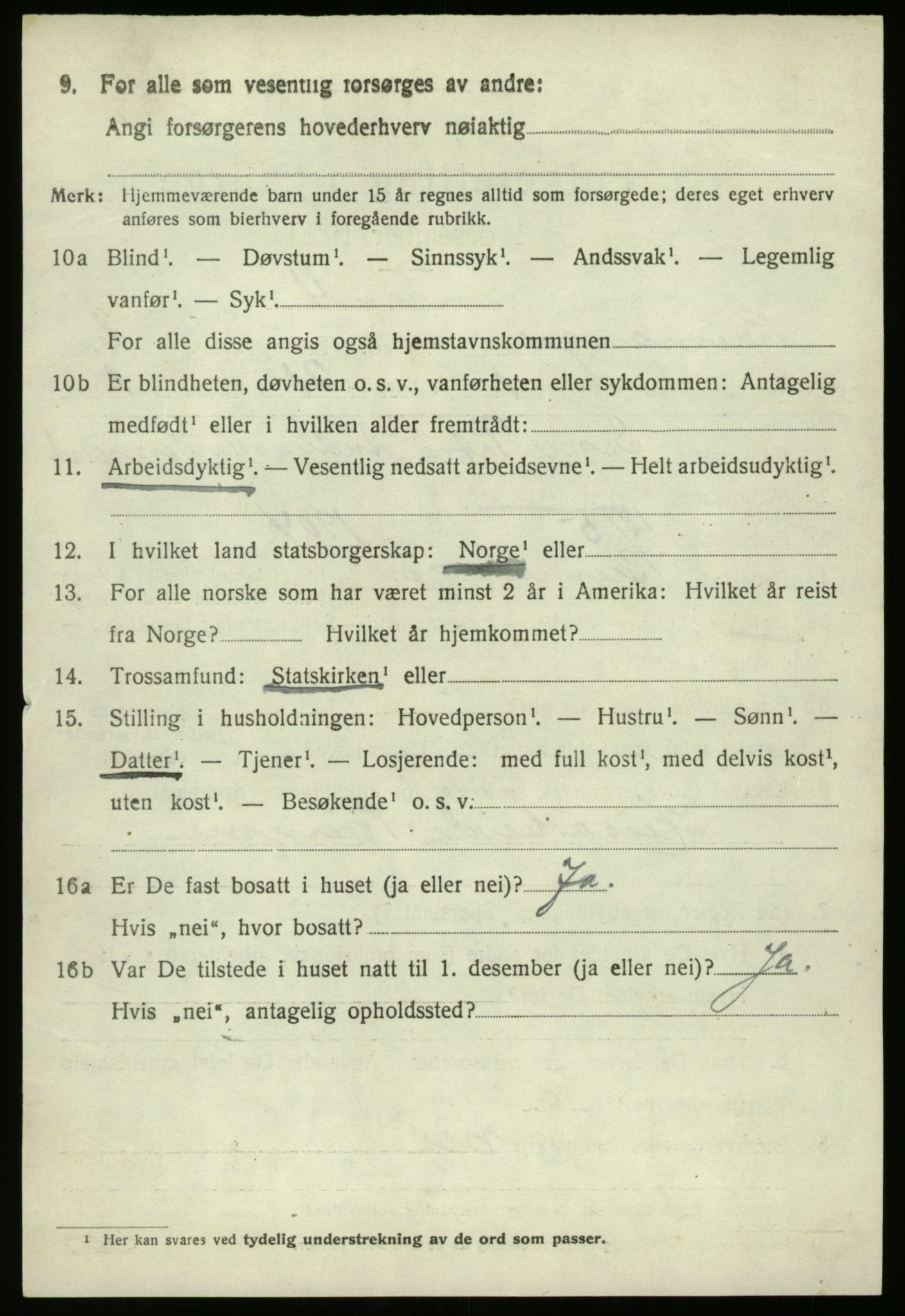 SAB, 1920 census for Bremanger, 1920, p. 4005