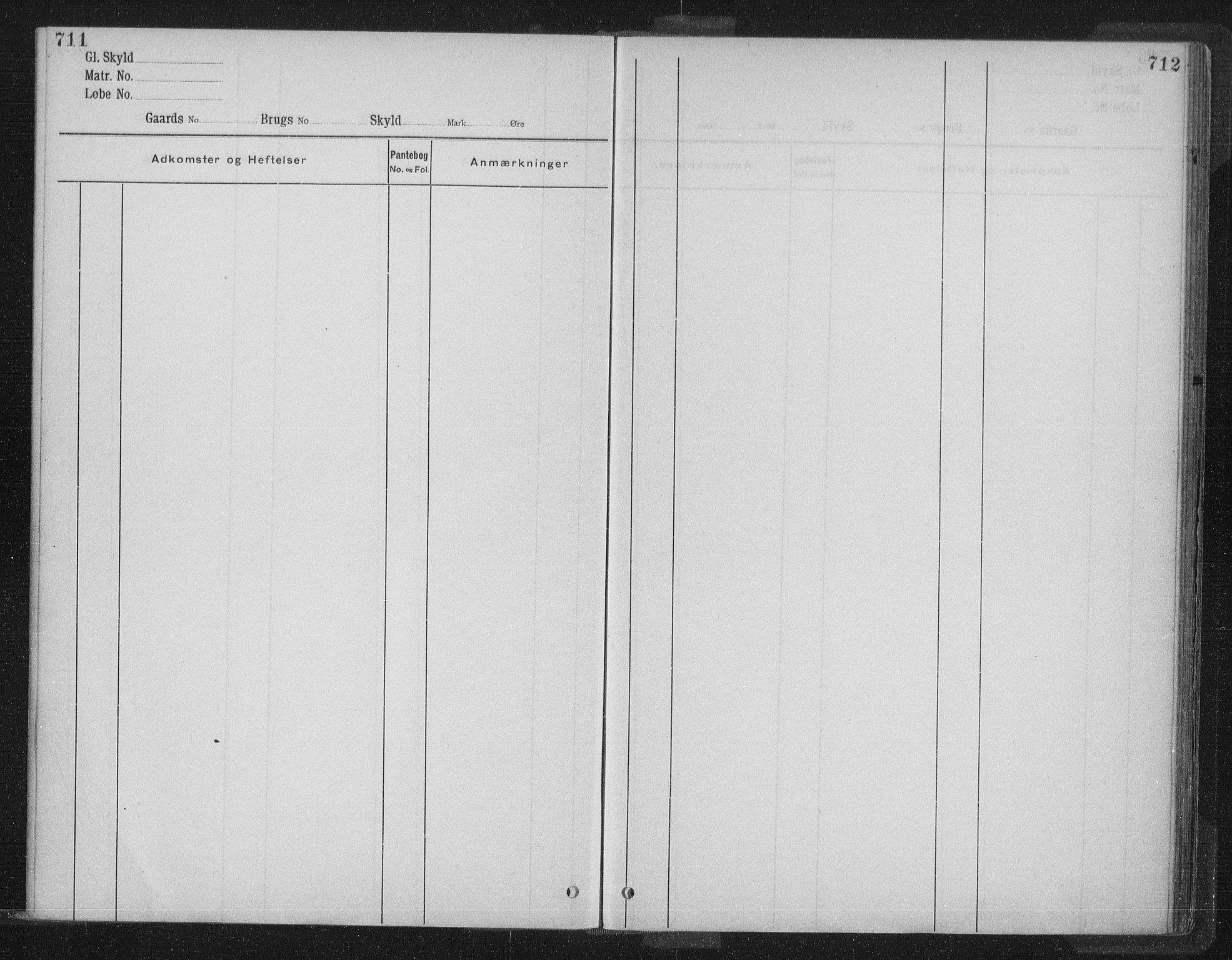 Jæren sorenskriveri, SAST/A-100310/01/4/41/41ABB/L0005: Mortgage register no. 41 ABB5, 1911, p. 711-712