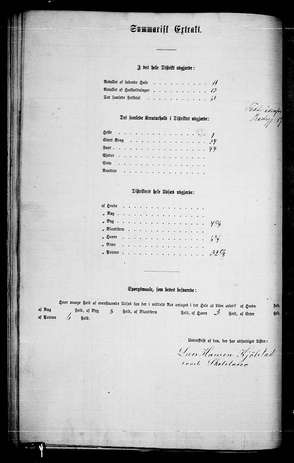 RA, 1865 census for Modum, 1865, p. 98