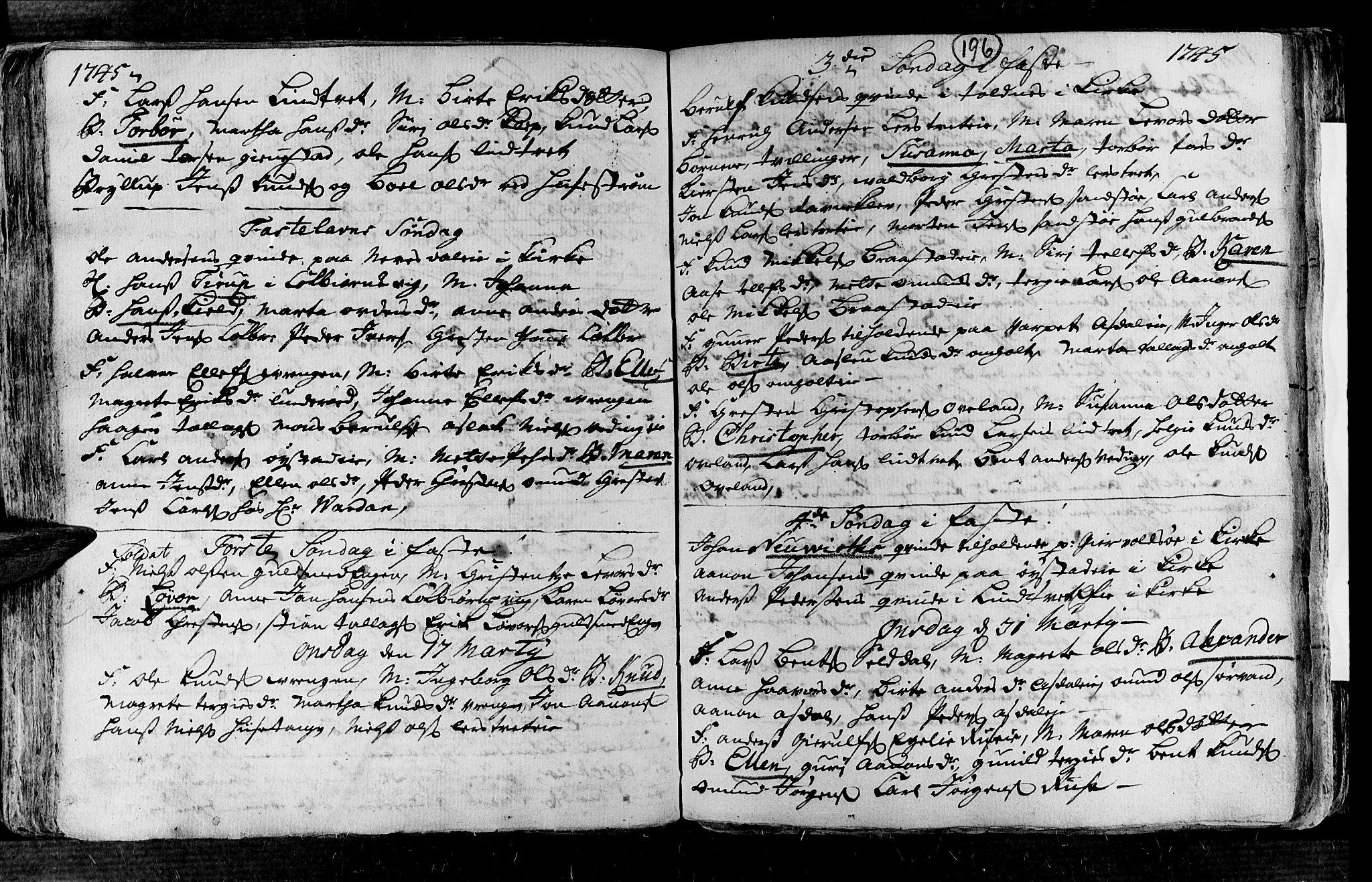 Øyestad sokneprestkontor, AV/SAK-1111-0049/F/Fa/L0004: Parish register (official) no. A 4, 1730-1750, p. 196