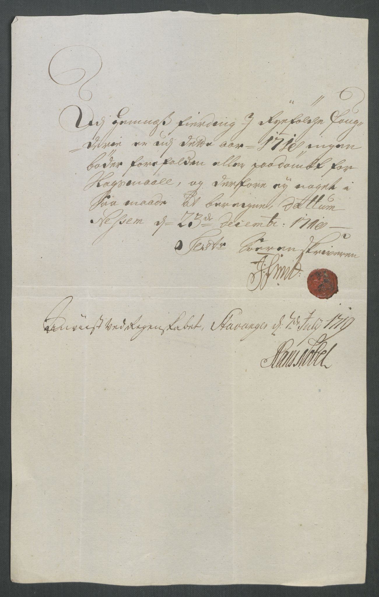 Rentekammeret inntil 1814, Reviderte regnskaper, Fogderegnskap, AV/RA-EA-4092/R47/L2871: Fogderegnskap Ryfylke, 1718, p. 302