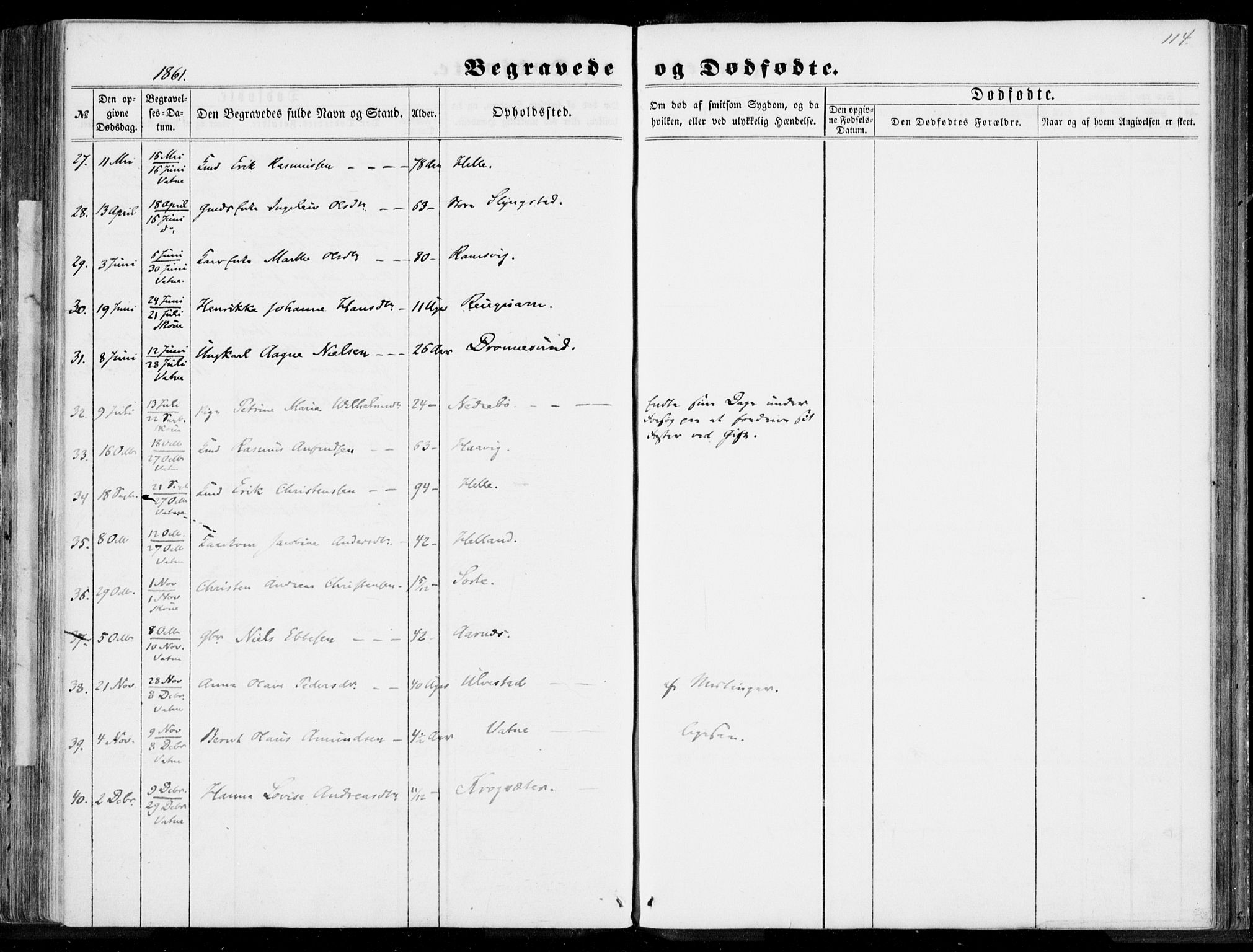 Ministerialprotokoller, klokkerbøker og fødselsregistre - Møre og Romsdal, AV/SAT-A-1454/524/L0354: Parish register (official) no. 524A06, 1857-1863, p. 114