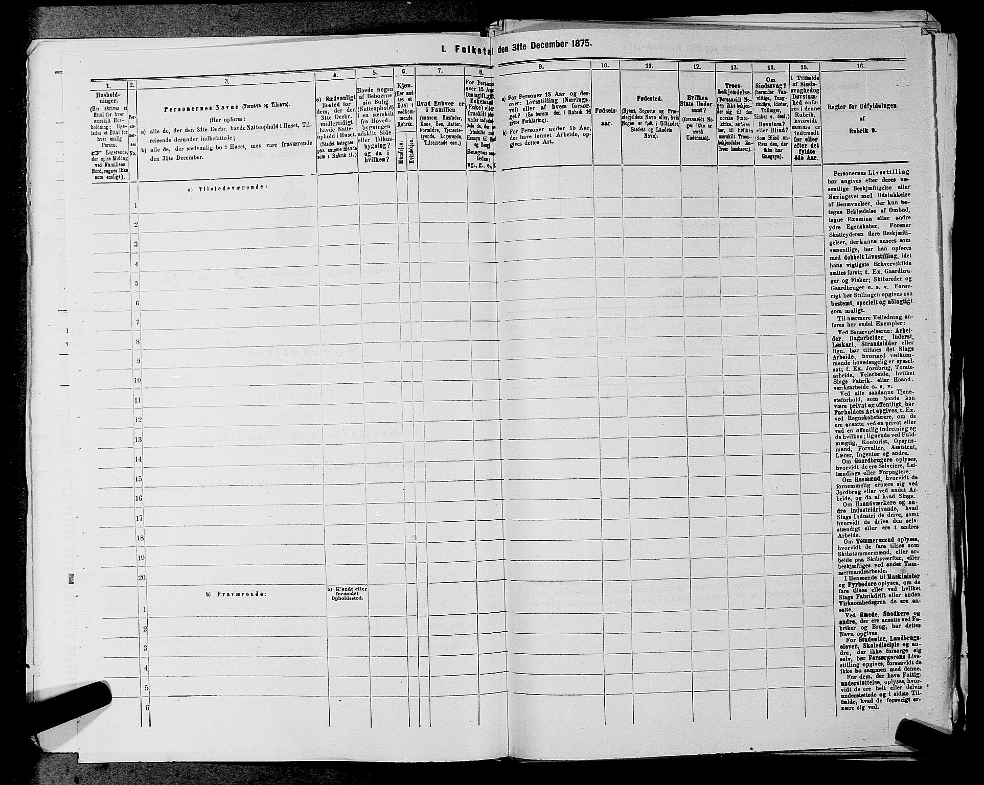 RA, 1875 census for 0239P Hurdal, 1875, p. 465