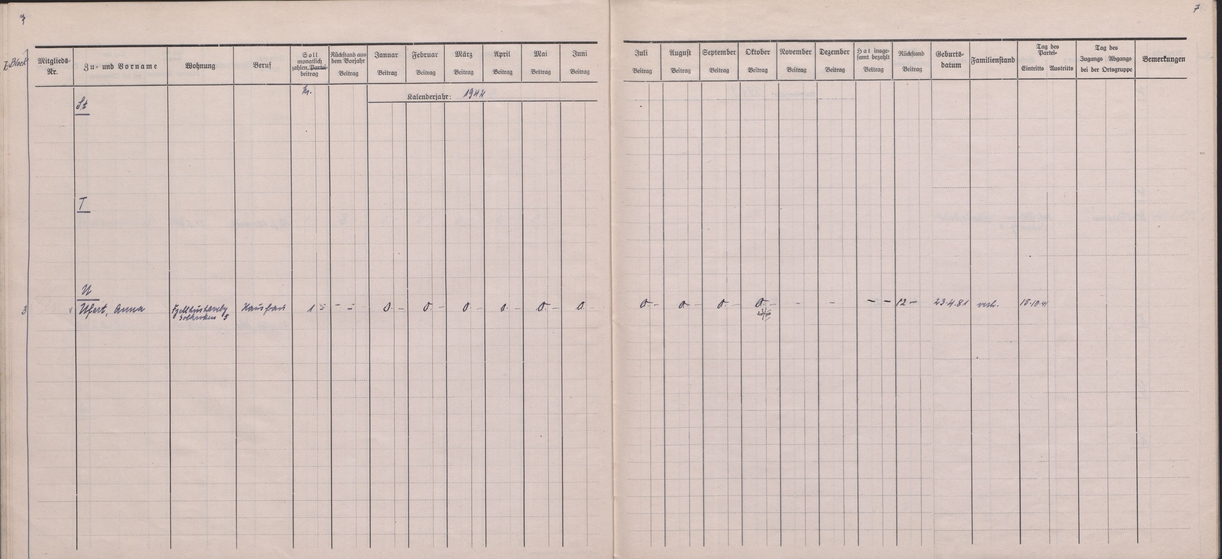 Forsvarets Overkommando. 2 kontor. Arkiv 11.4. Spredte tyske arkivsaker, AV/RA-RAFA-7031/D/Dar/Darb/L0016: Reichskommissariat - NSDAP in Norwegen, 1941-1944, p. 73