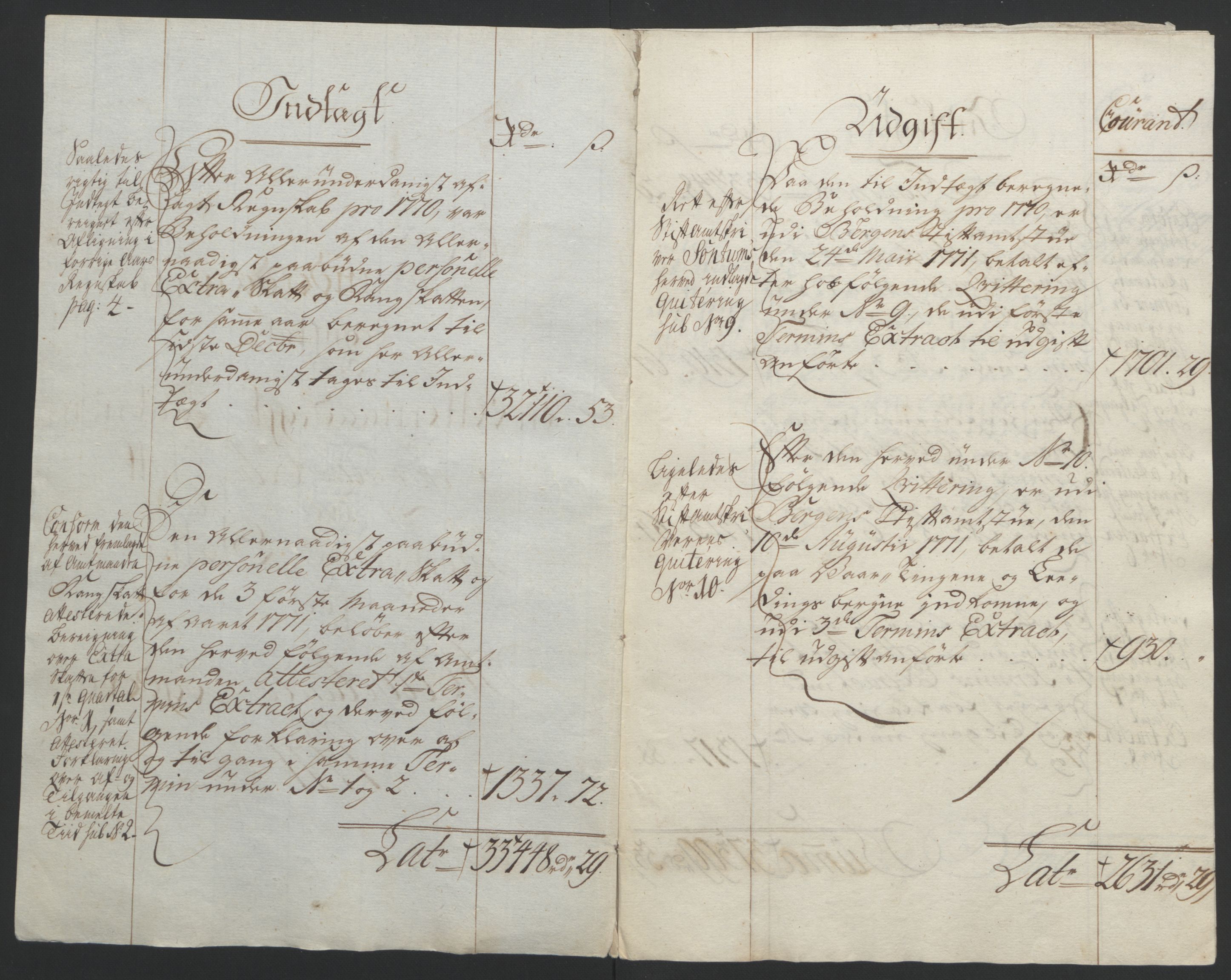 Rentekammeret inntil 1814, Reviderte regnskaper, Fogderegnskap, RA/EA-4092/R65/L4573: Ekstraskatten Helgeland, 1762-1772, p. 313