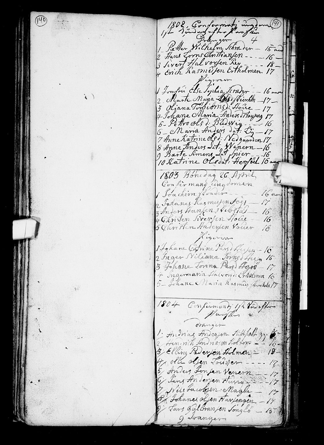 Hvaler prestekontor Kirkebøker, SAO/A-2001/F/Fa/L0002: Parish register (official) no. I 2, 1749-1816, p. 140-141