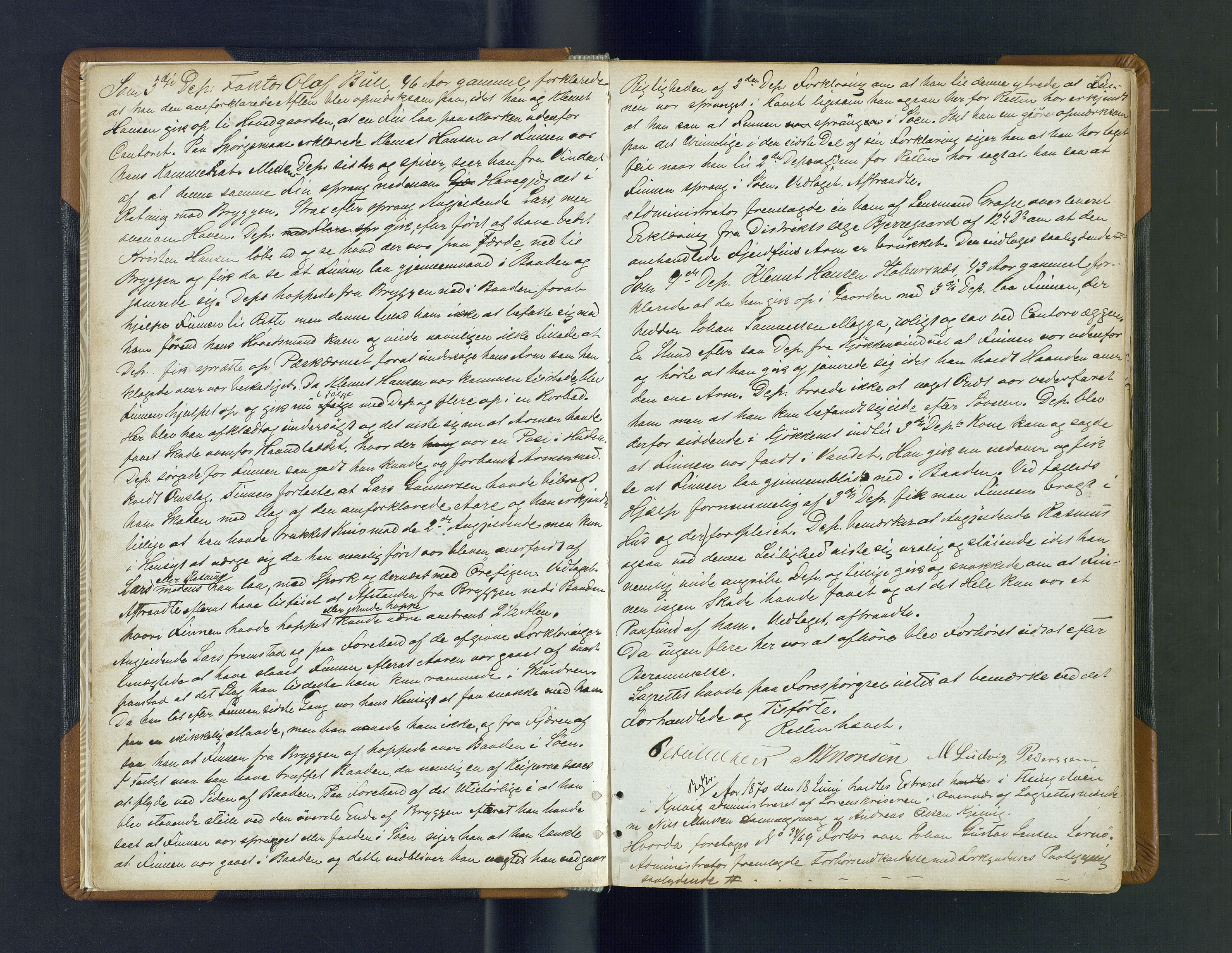 Hammerfest fogderi/sorenskriveri, AV/SATØ-S-0056/1/J/Ja/Jab/L0189: Ekstrarettsprotokoller, 1870-1881, p. 7