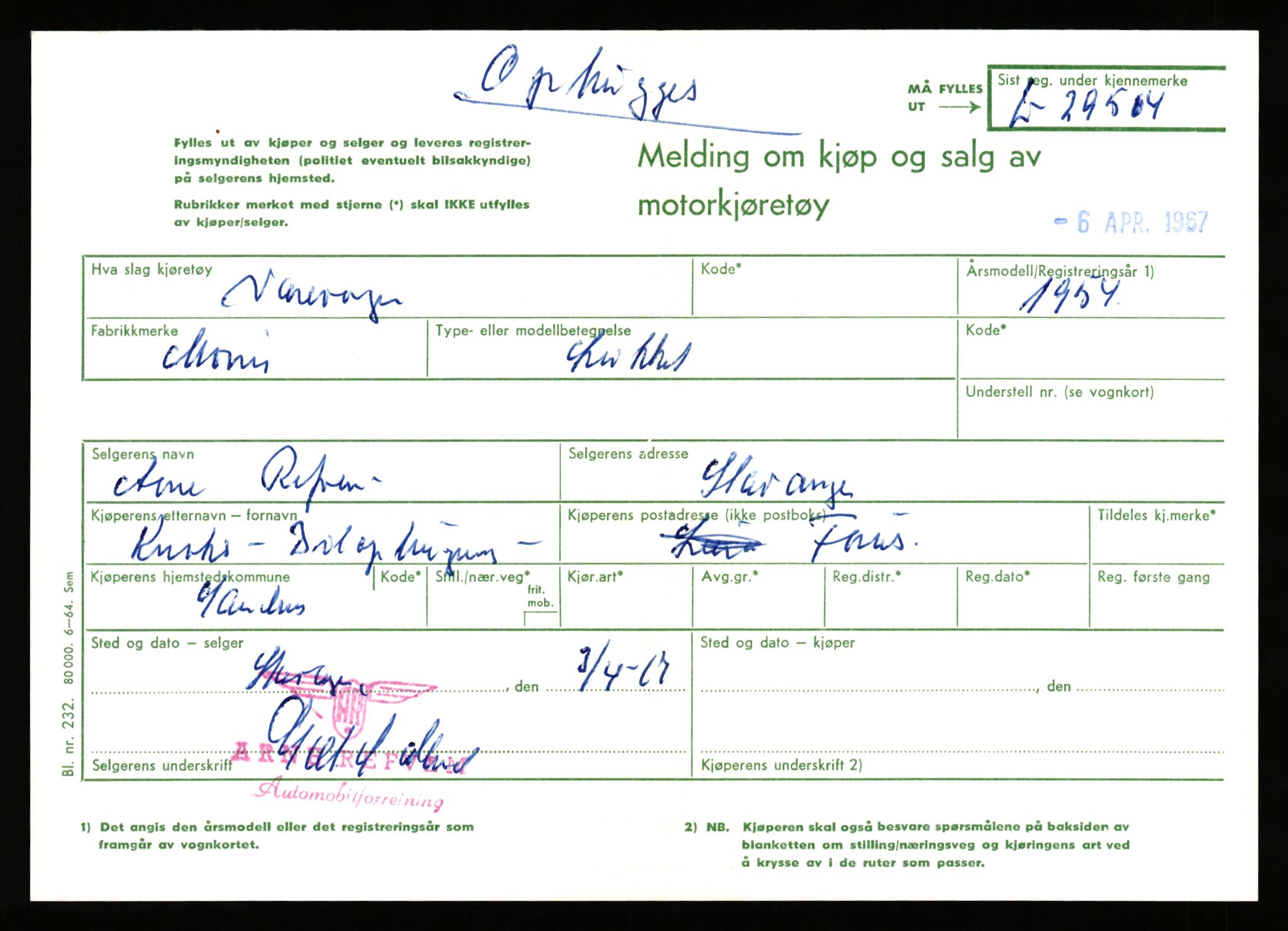 Stavanger trafikkstasjon, AV/SAST-A-101942/0/F/L0048: L-29100 - L-29899, 1930-1971, p. 1101