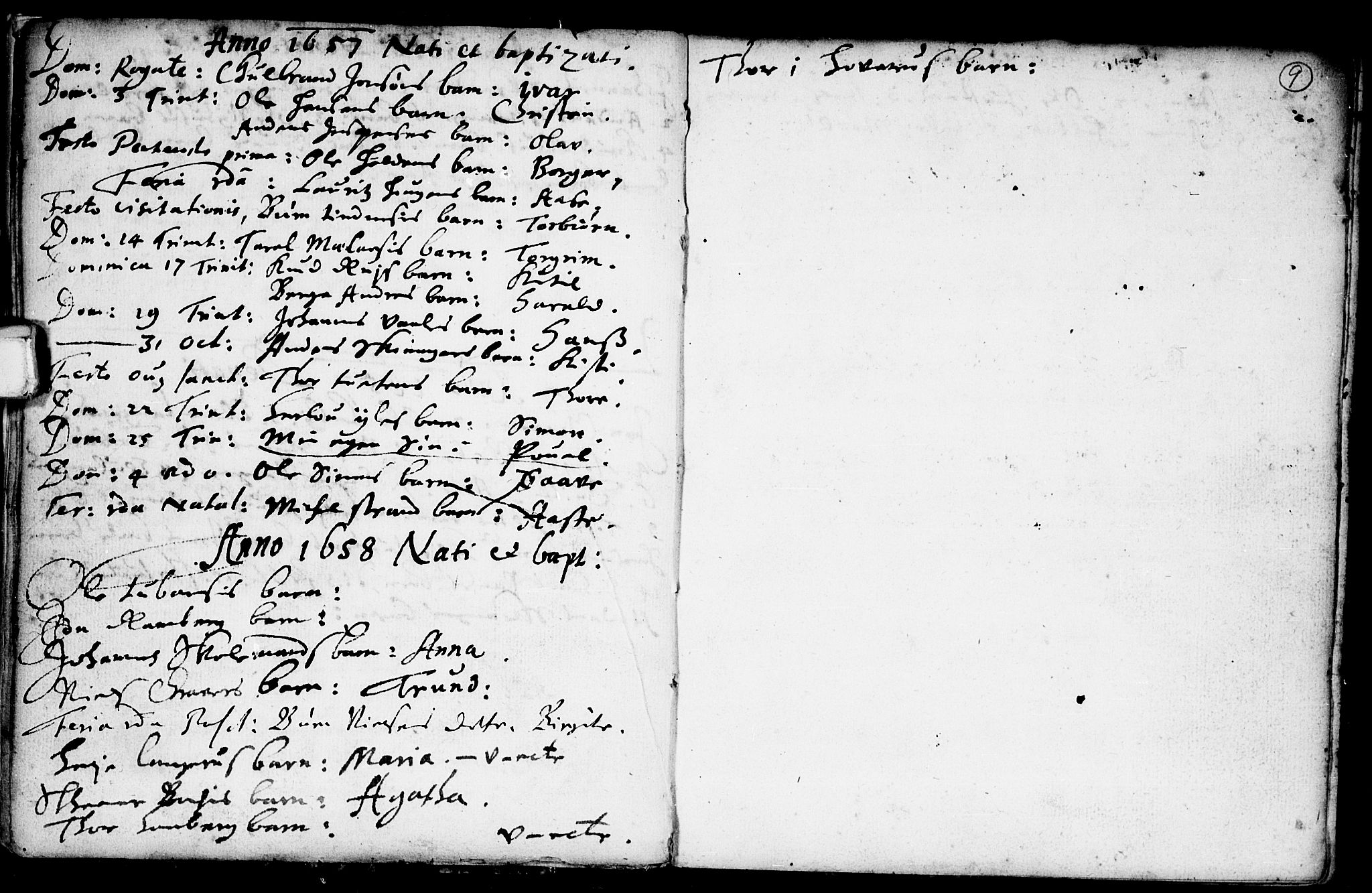 Heddal kirkebøker, SAKO/A-268/F/Fa/L0001: Parish register (official) no. I 1, 1648-1699, p. 9