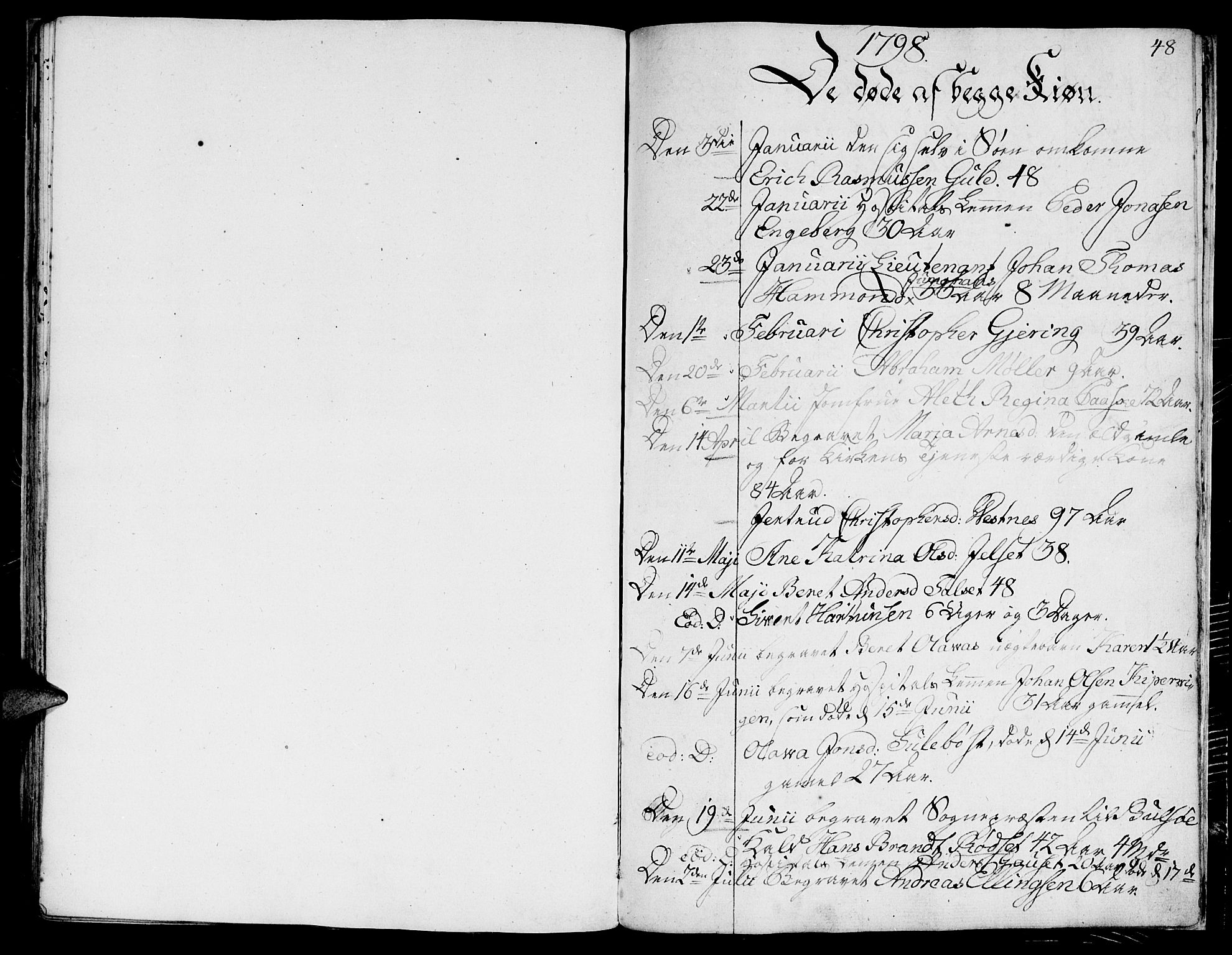 Ministerialprotokoller, klokkerbøker og fødselsregistre - Møre og Romsdal, SAT/A-1454/558/L0687: Parish register (official) no. 558A01, 1798-1818, p. 48