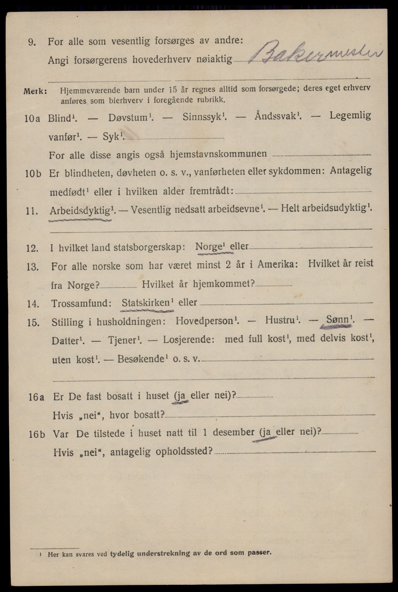 SAST, 1920 census for Haugesund, 1920, p. 25086