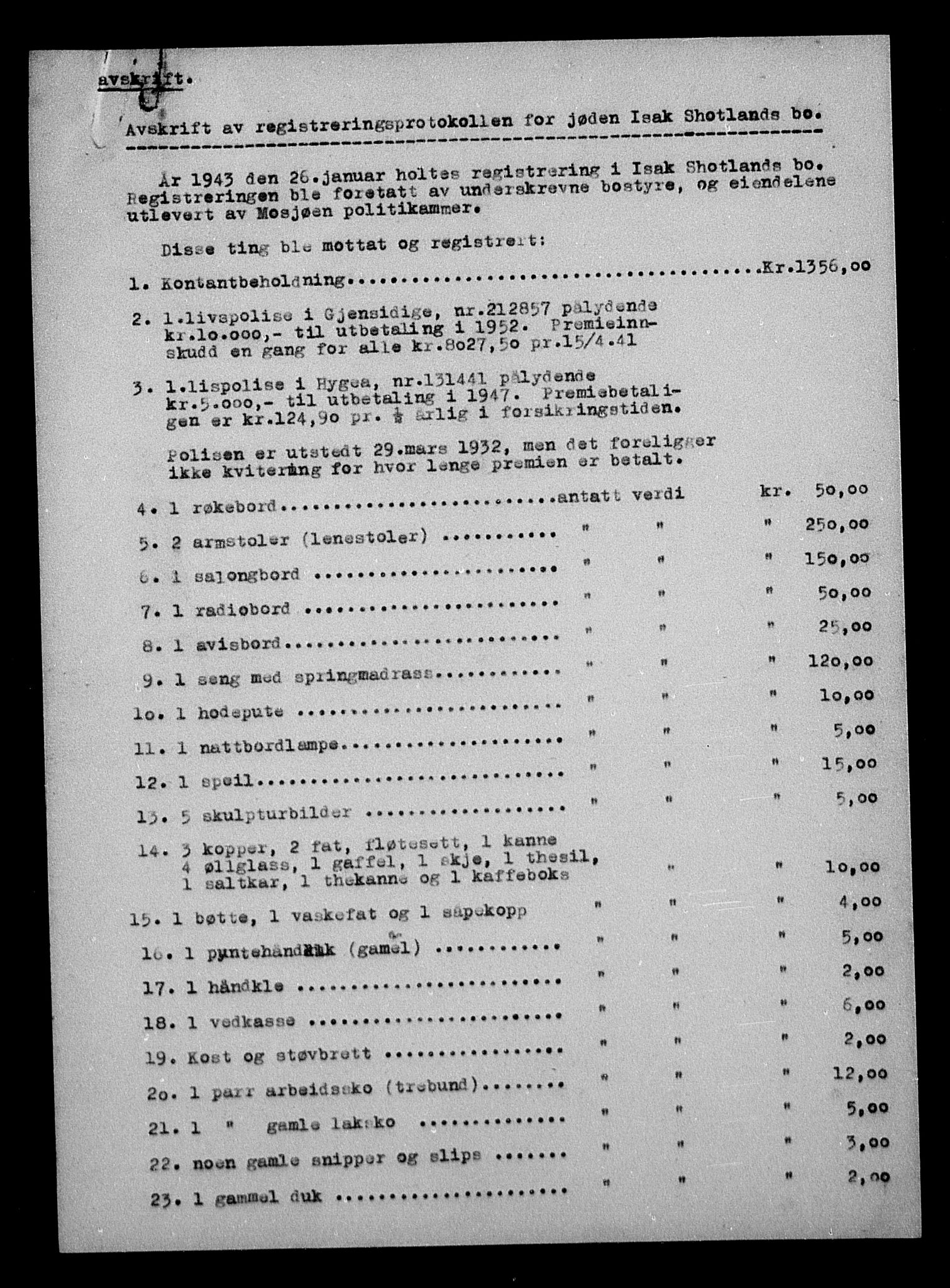 Justisdepartementet, Tilbakeføringskontoret for inndratte formuer, AV/RA-S-1564/H/Hc/Hcb/L0915: --, 1945-1947, p. 582