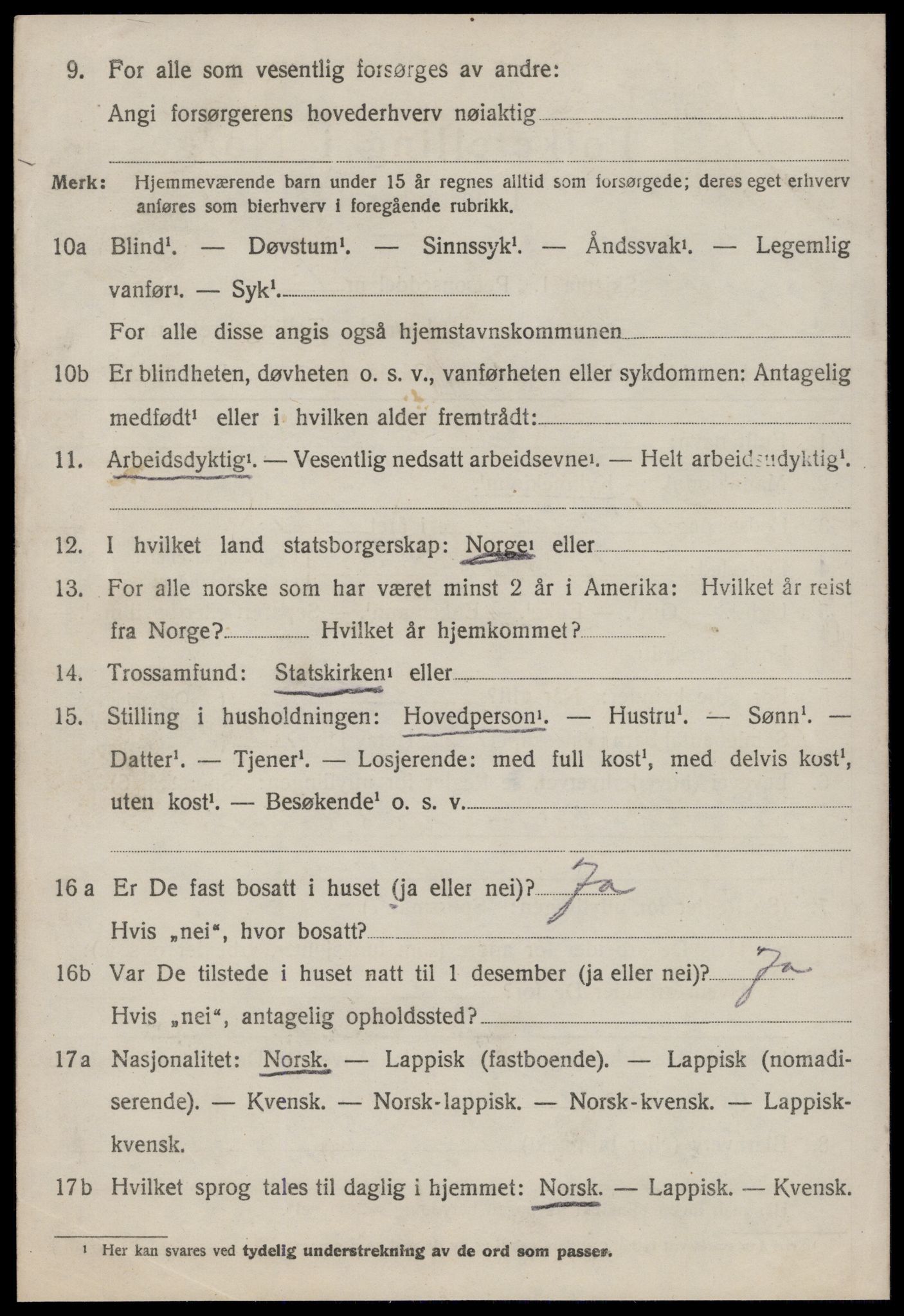 SAT, 1920 census for Meldal, 1920, p. 9472