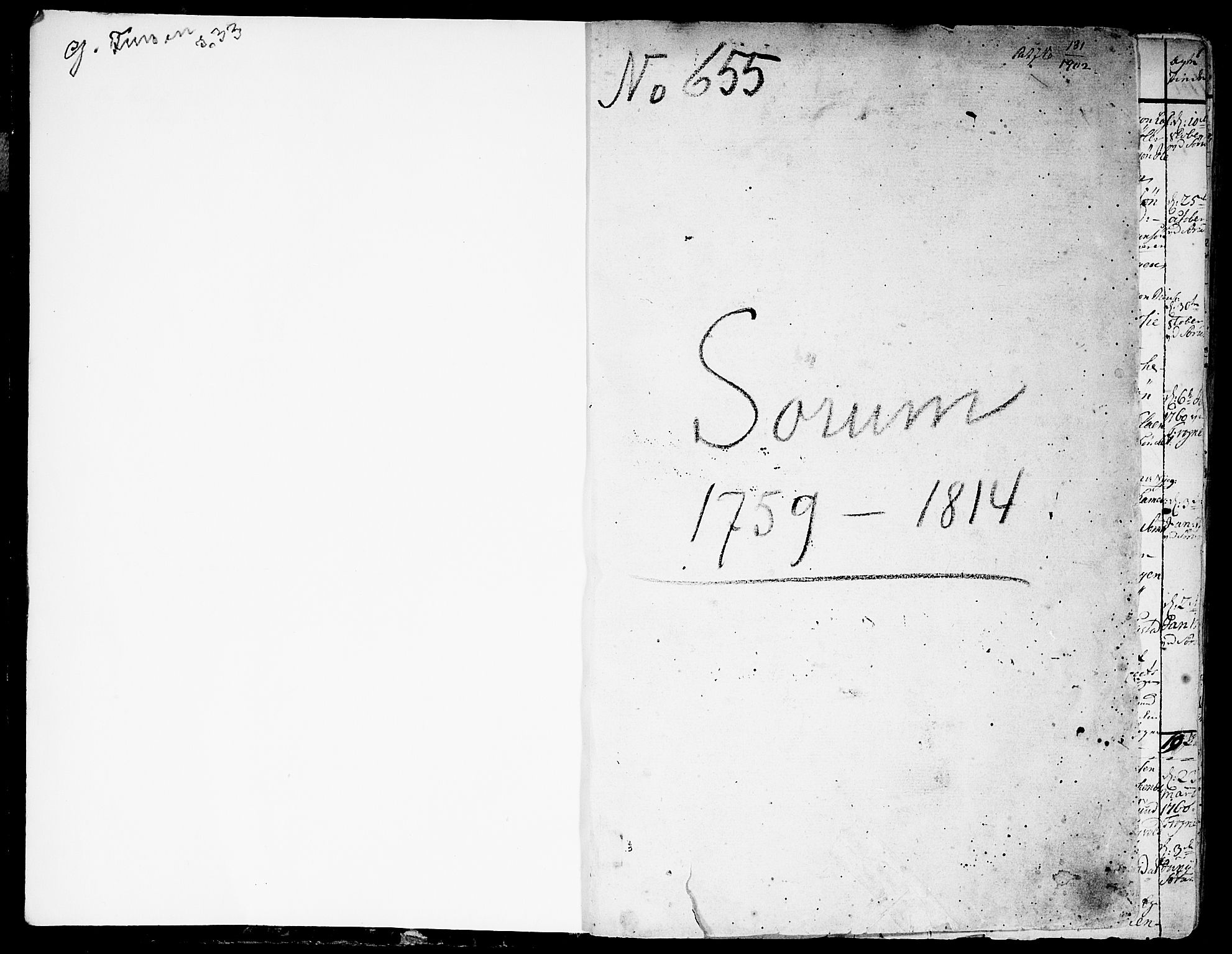 Sørum prestekontor Kirkebøker, SAO/A-10303/F/Fa/L0002: Parish register (official) no. I 2, 1759-1814