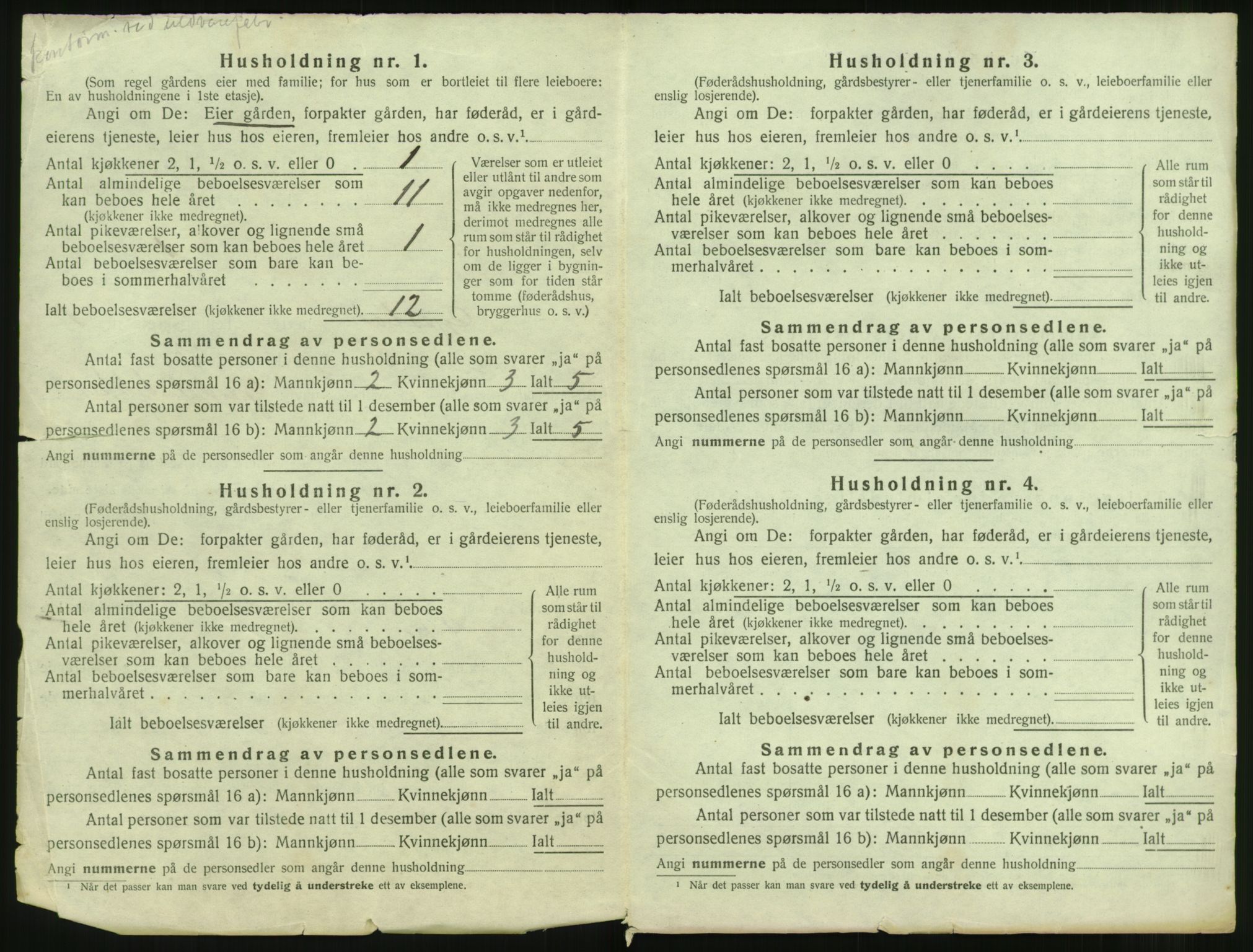 SAST, 1920 census for Gjesdal, 1920, p. 41