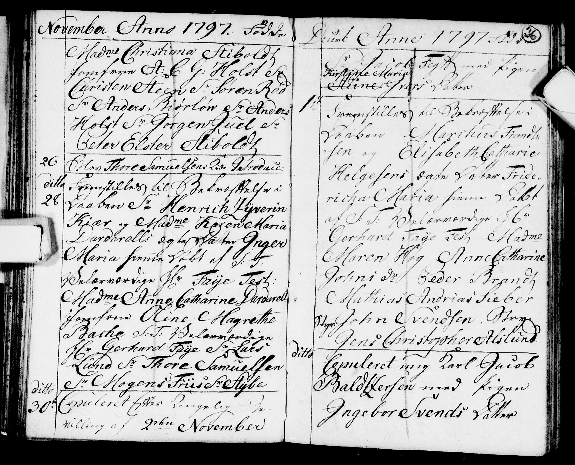 Strømsø kirkebøker, AV/SAKO-A-246/F/Fb/L0003: Parish register (official) no. II 3, 1793-1799, p. 36