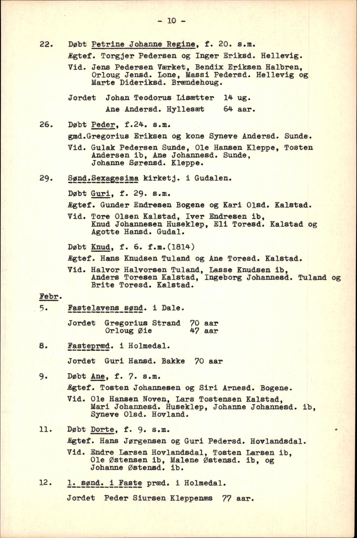 Samling av fulltekstavskrifter, SAB/FULLTEKST/B/14/0013: Fjaler sokneprestembete, ministerialbok nr. A 4, 1814-1821, p. 11