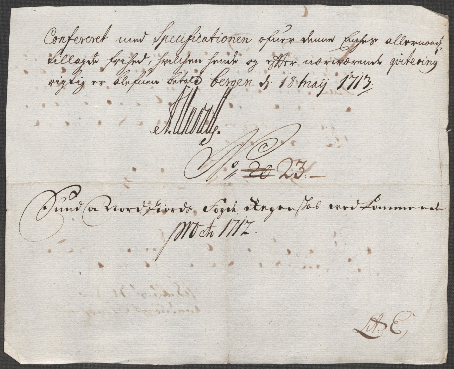 Rentekammeret inntil 1814, Reviderte regnskaper, Fogderegnskap, AV/RA-EA-4092/R53/L3435: Fogderegnskap Sunn- og Nordfjord, 1712, p. 254