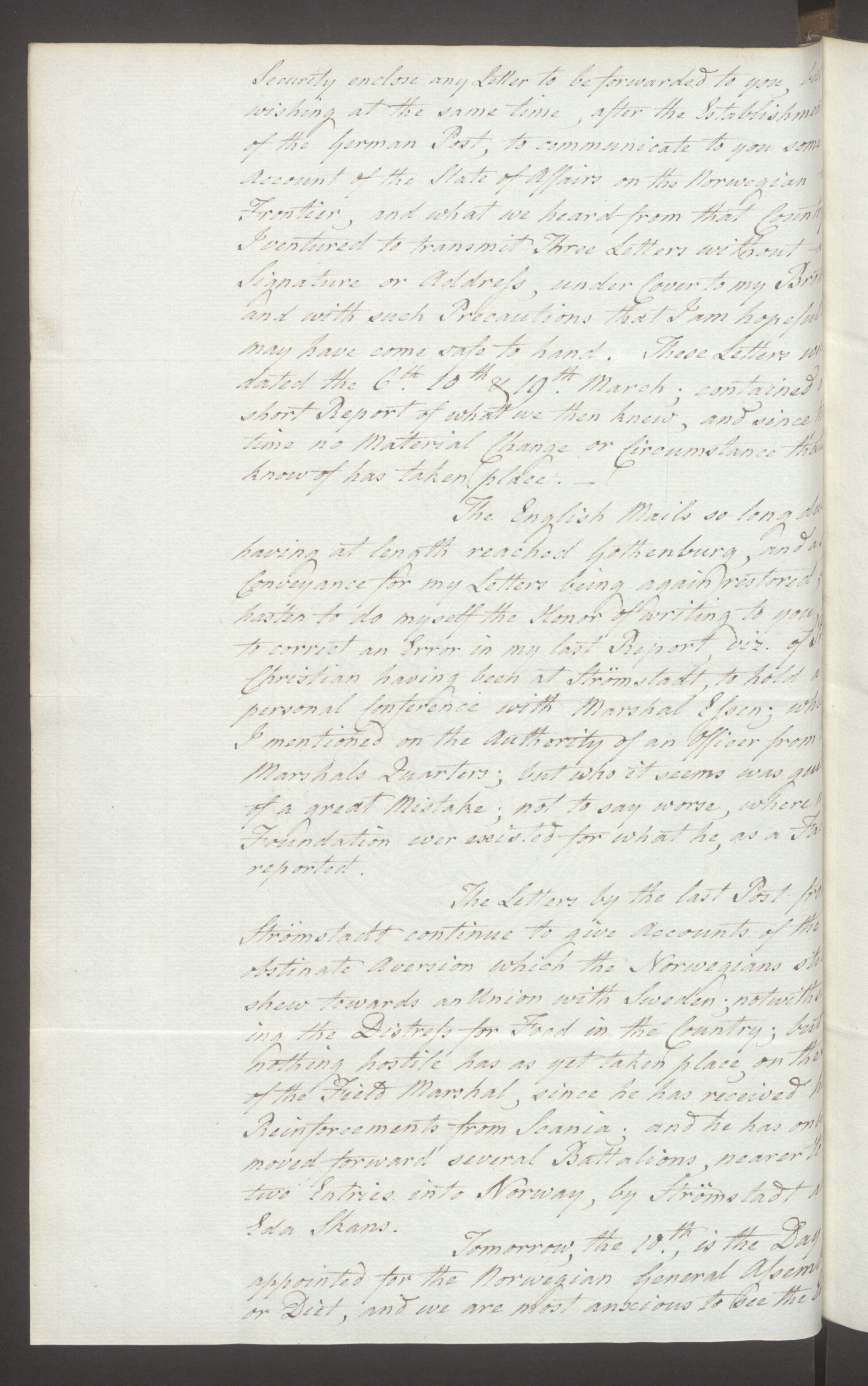 Foreign Office*, UKA/-/FO 38/16: Sir C. Gordon. Reports from Malmö, Jonkoping, and Helsingborg, 1814, p. 31