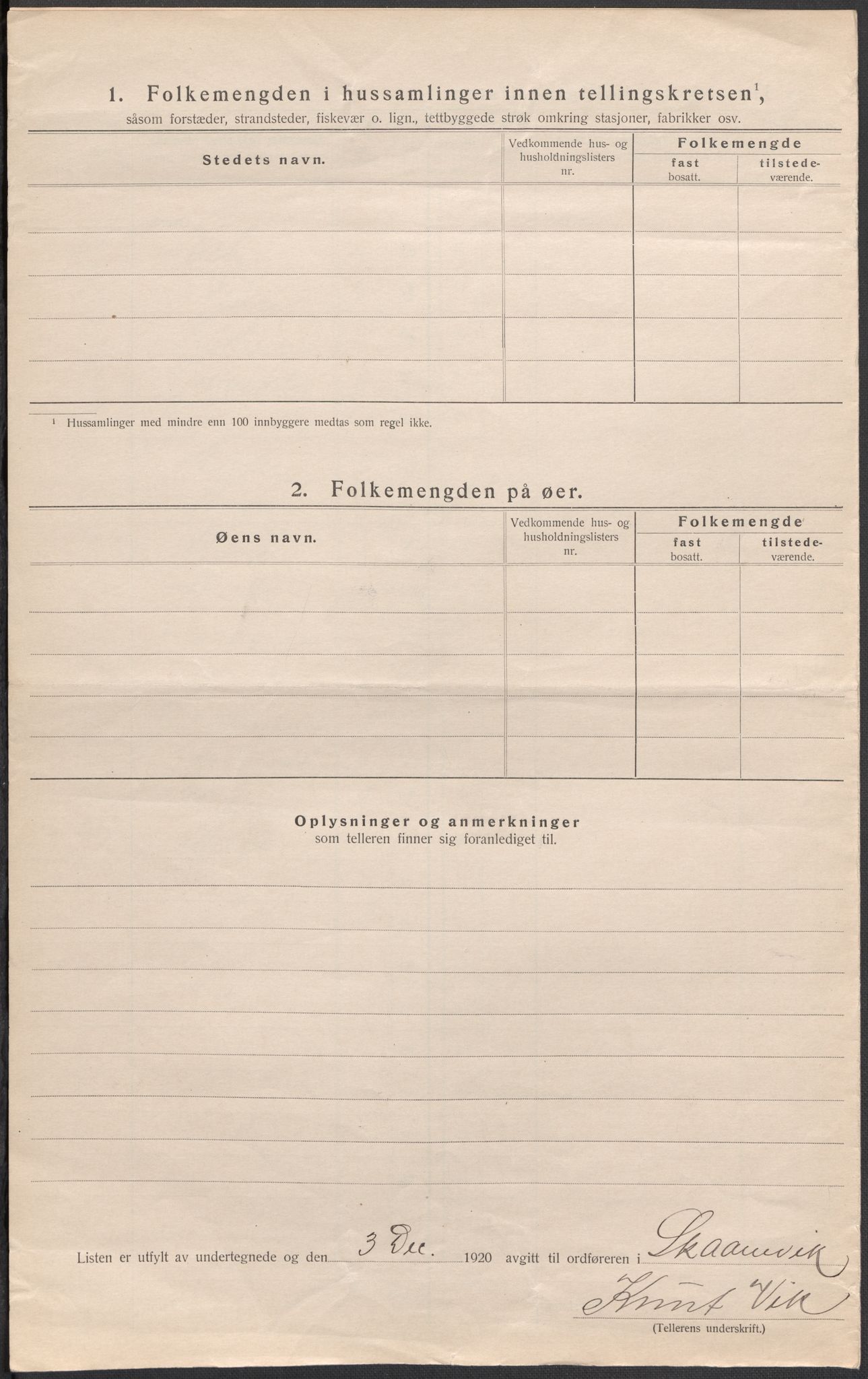 SAB, 1920 census for Skånevik, 1920, p. 66