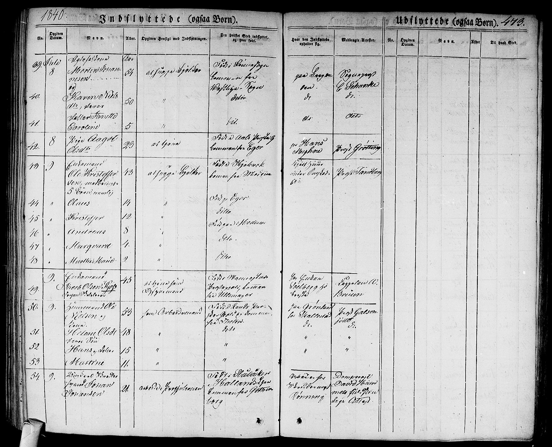 Bragernes kirkebøker, AV/SAKO-A-6/F/Fb/L0001: Parish register (official) no. II 1, 1830-1847, p. 473