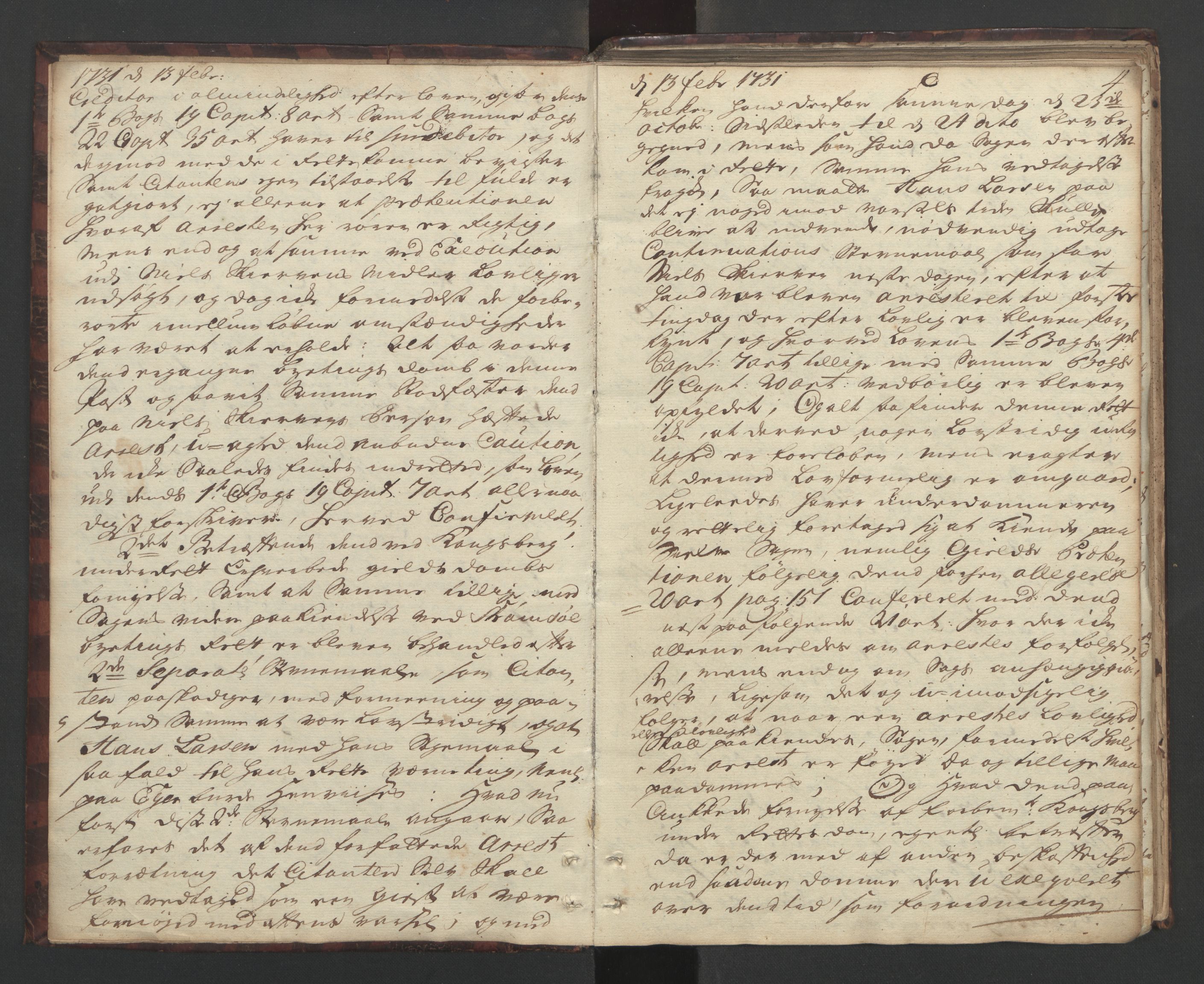 Tønsberg rådstuerett, SAKO/A-800/F/Fa/L0012: Rådstuprotokoll, 1730-1734, p. 3b-4a