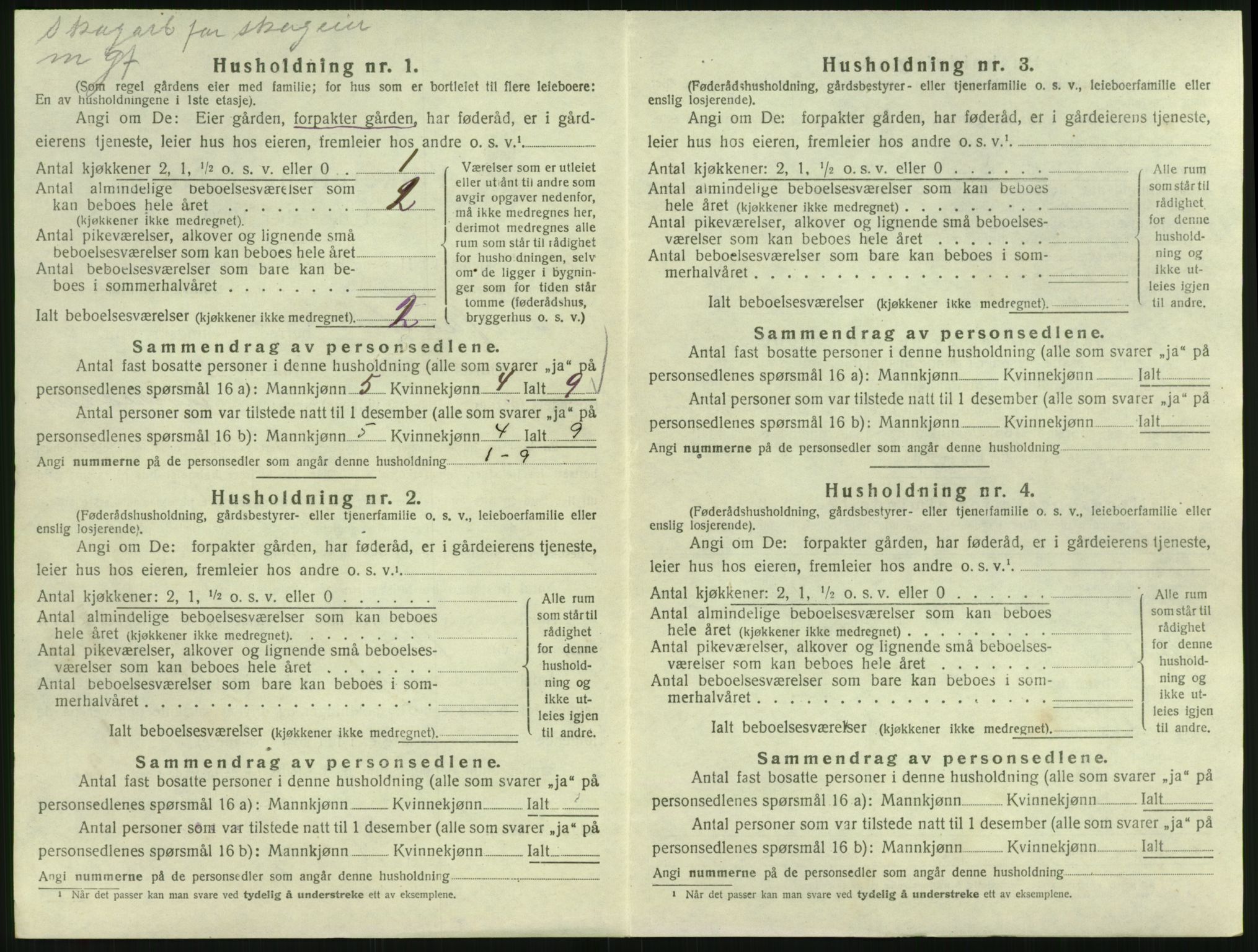 SAK, 1920 census for Froland, 1920, p. 632