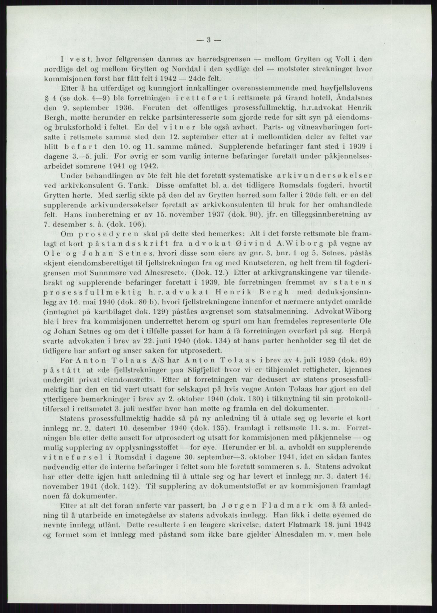 Høyfjellskommisjonen, AV/RA-S-1546/X/Xa/L0001: Nr. 1-33, 1909-1953, p. 6367