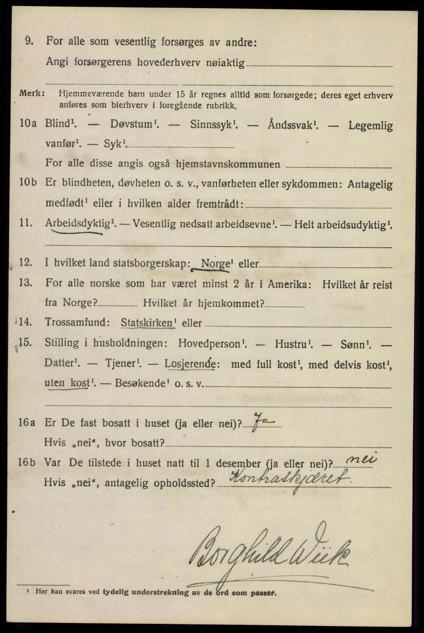 SAO, 1920 census for Kristiania, 1920, p. 604162