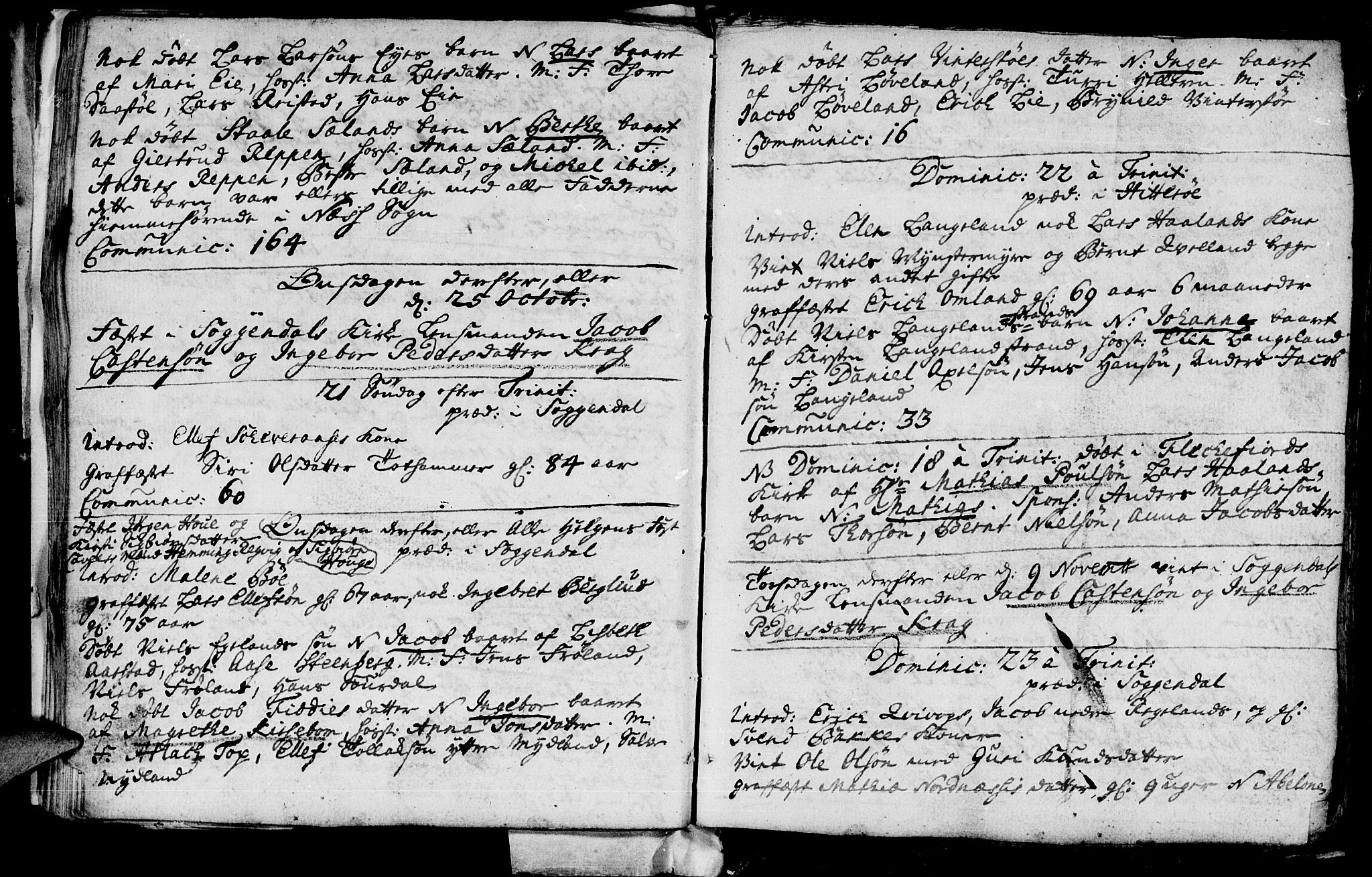 Sokndal sokneprestkontor, AV/SAST-A-101808: Parish register (official) no. A 1, 1729-1740