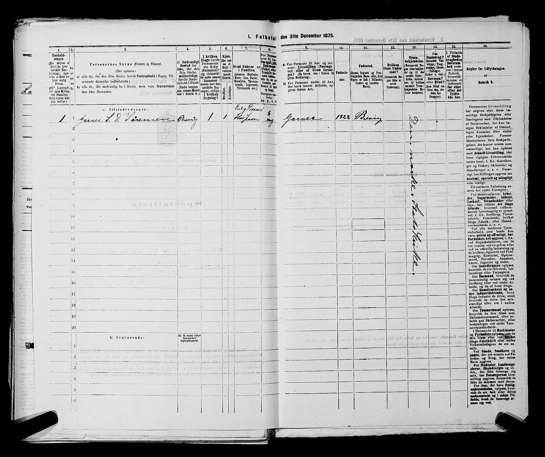 SAKO, 1875 census for 0804P Brevik, 1875, p. 73