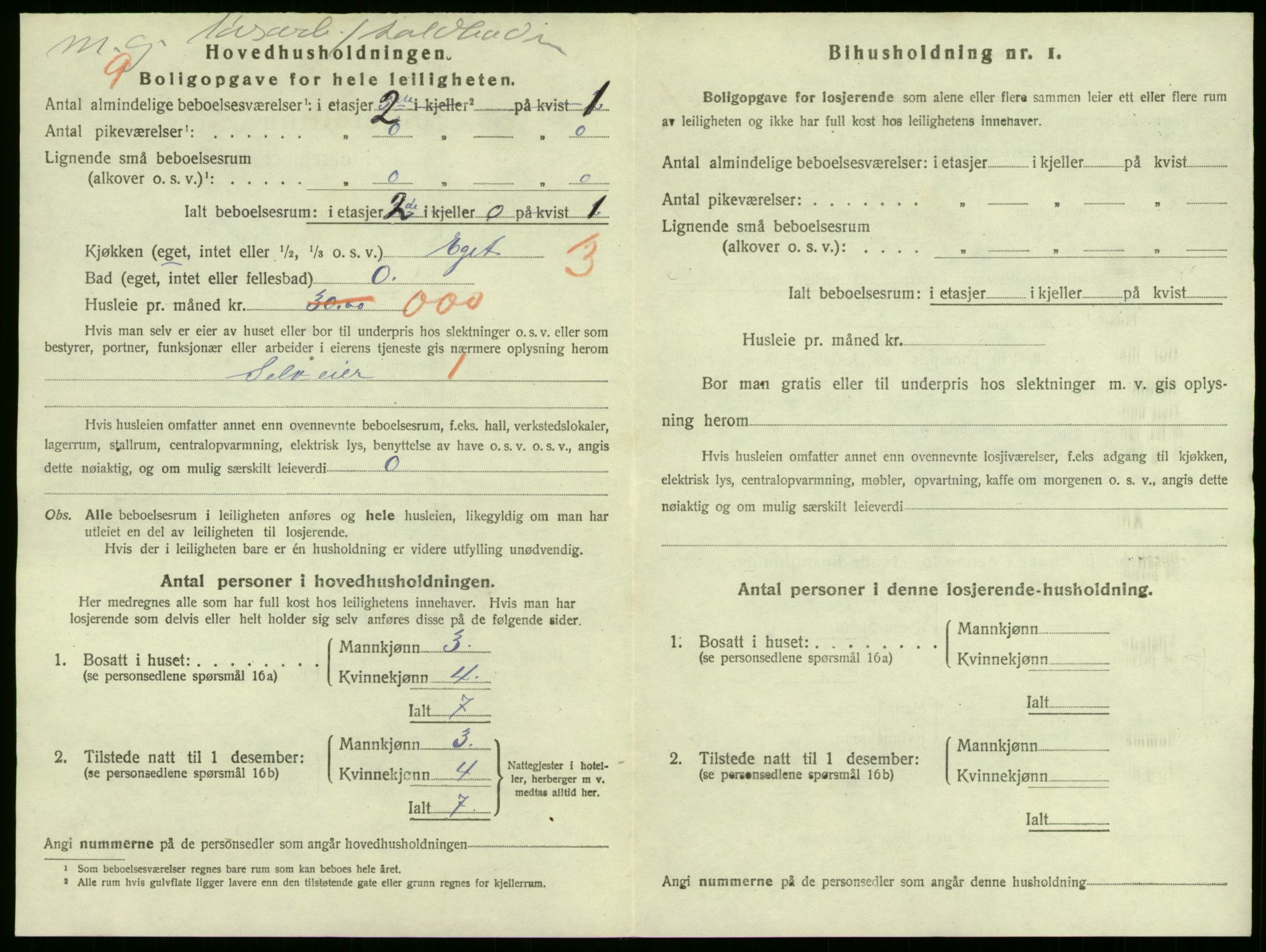 SAB, 1920 census for Bergen, 1920, p. 27644