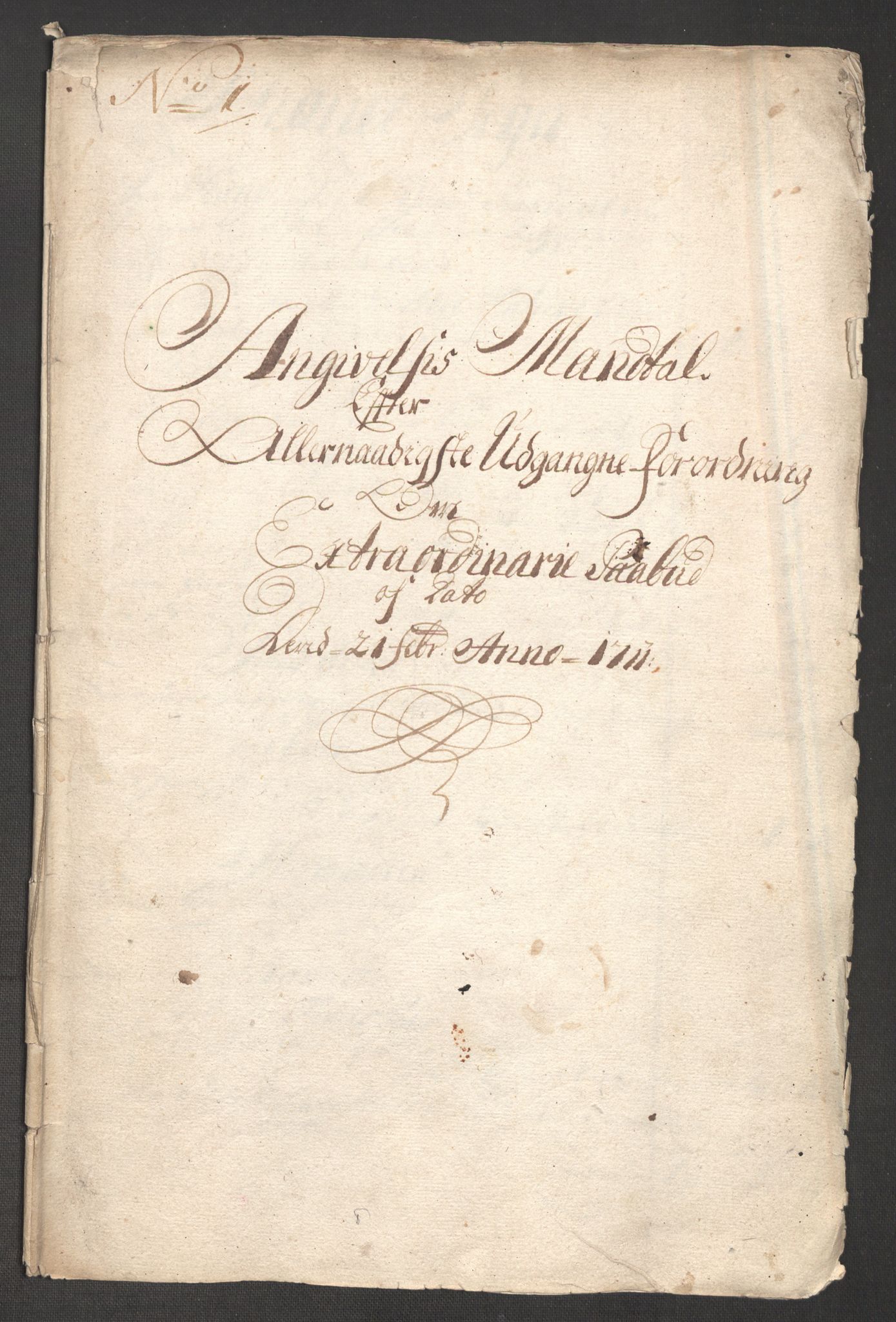 Rentekammeret inntil 1814, Reviderte regnskaper, Fogderegnskap, RA/EA-4092/R51/L3193: Fogderegnskap Nordhordland og Voss, 1711, p. 260