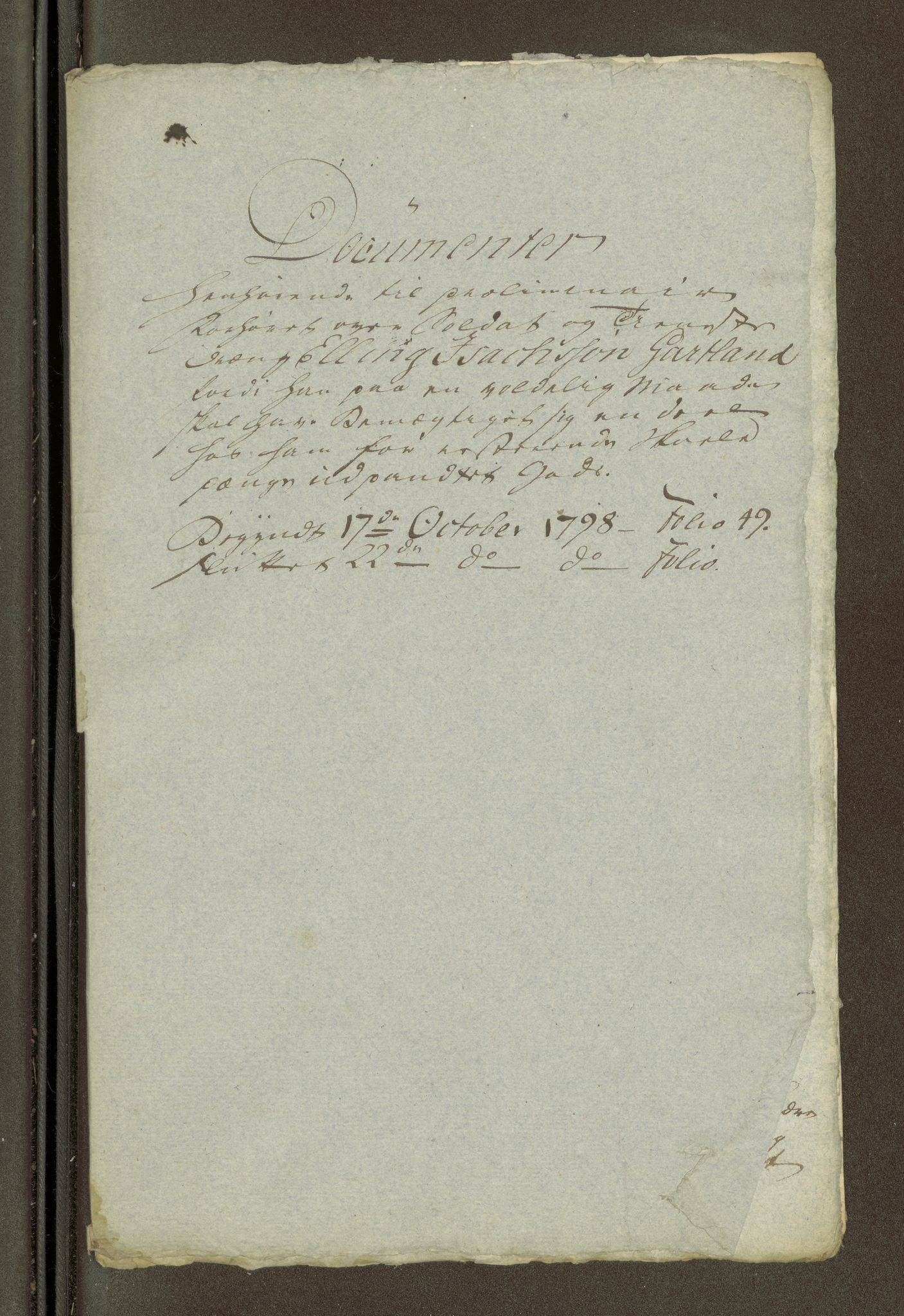 Namdal sorenskriveri, AV/SAT-A-4133/1/1/1O/1Oa/L0007: Sivile og offentlige saker, 1798, p. 407