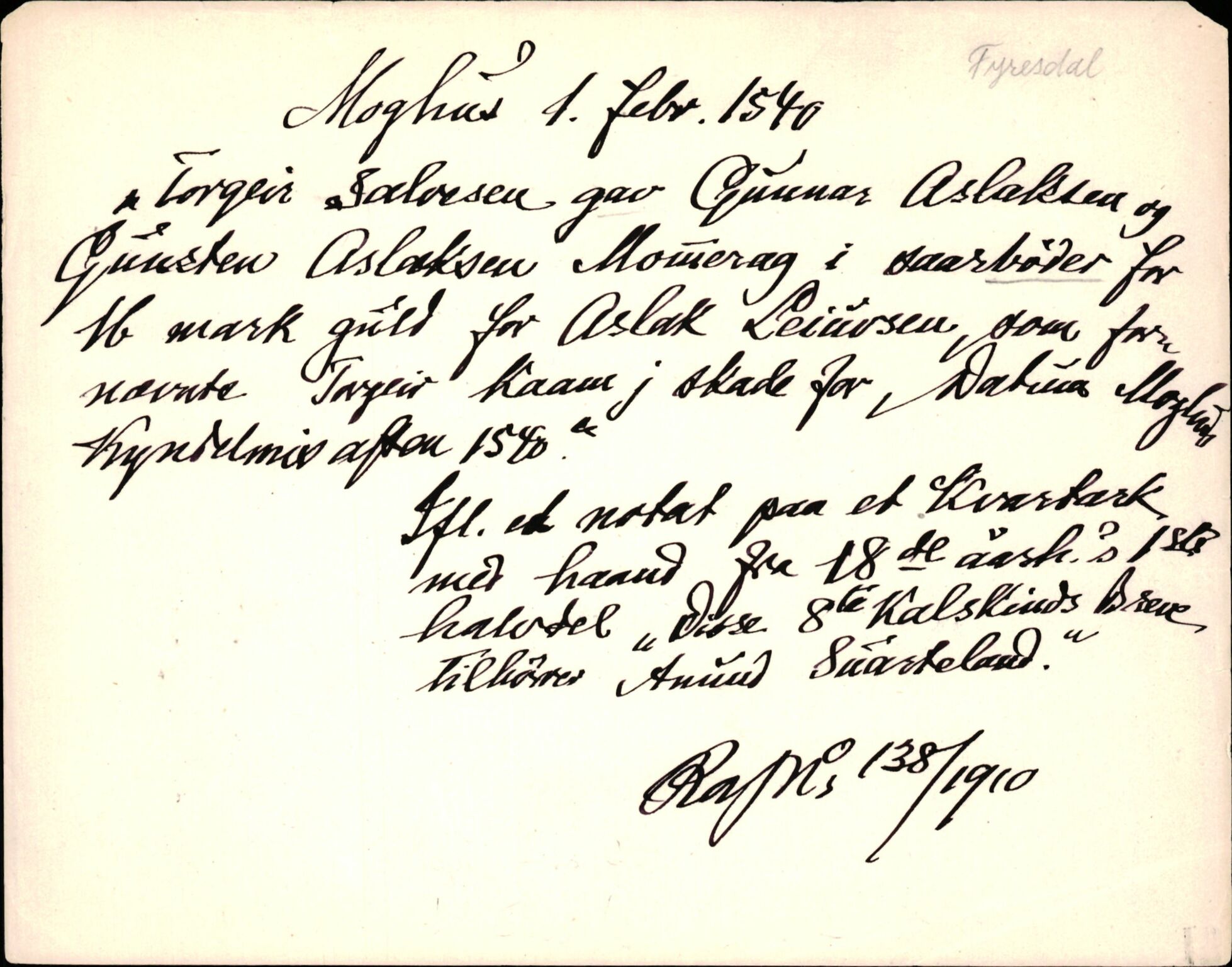 Riksarkivets diplomsamling, AV/RA-EA-5965/F35/F35d/L0001: Innlånte diplomer, seddelregister, 1316-1591, p. 275