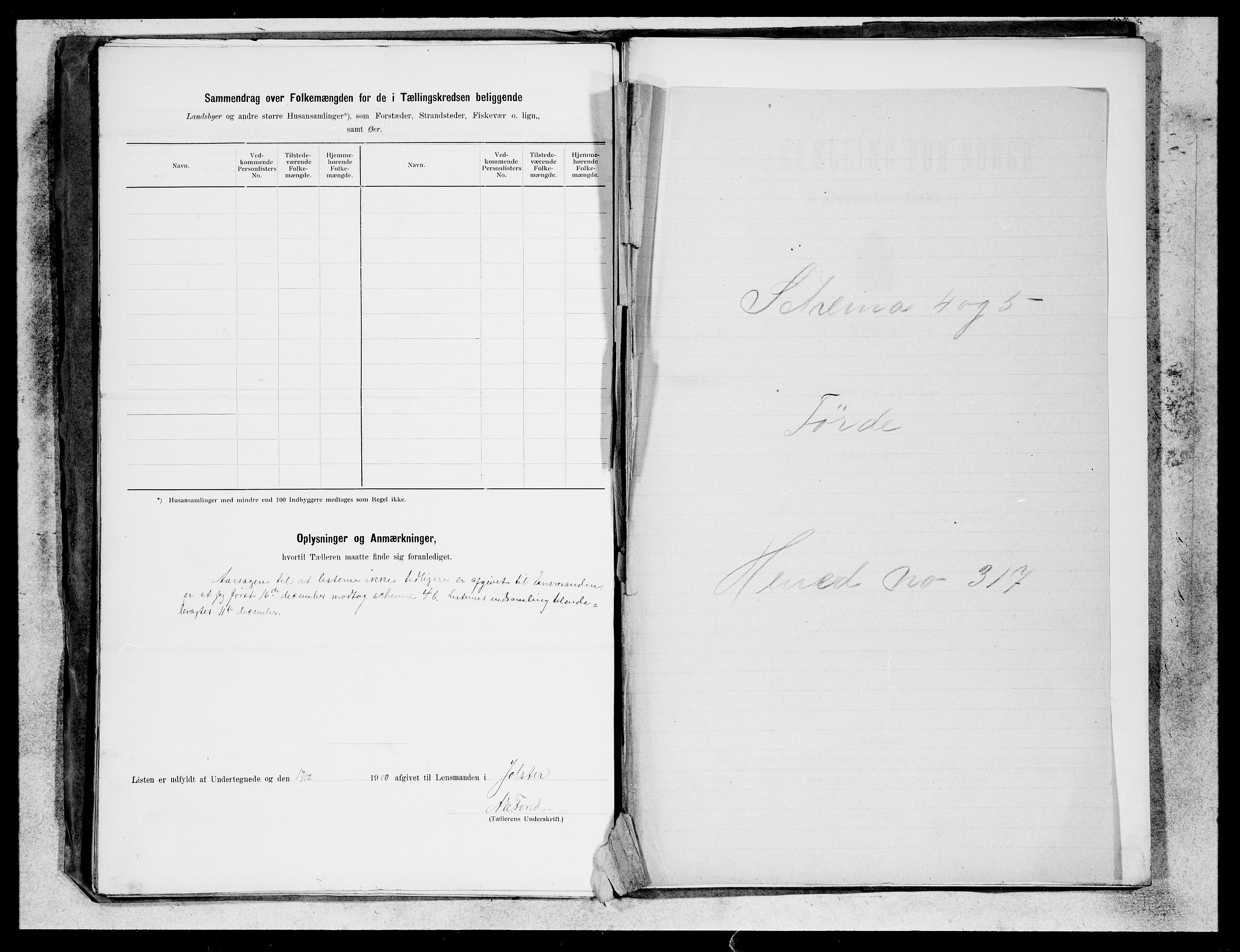 SAB, 1900 census for Jølster, 1900, p. 21