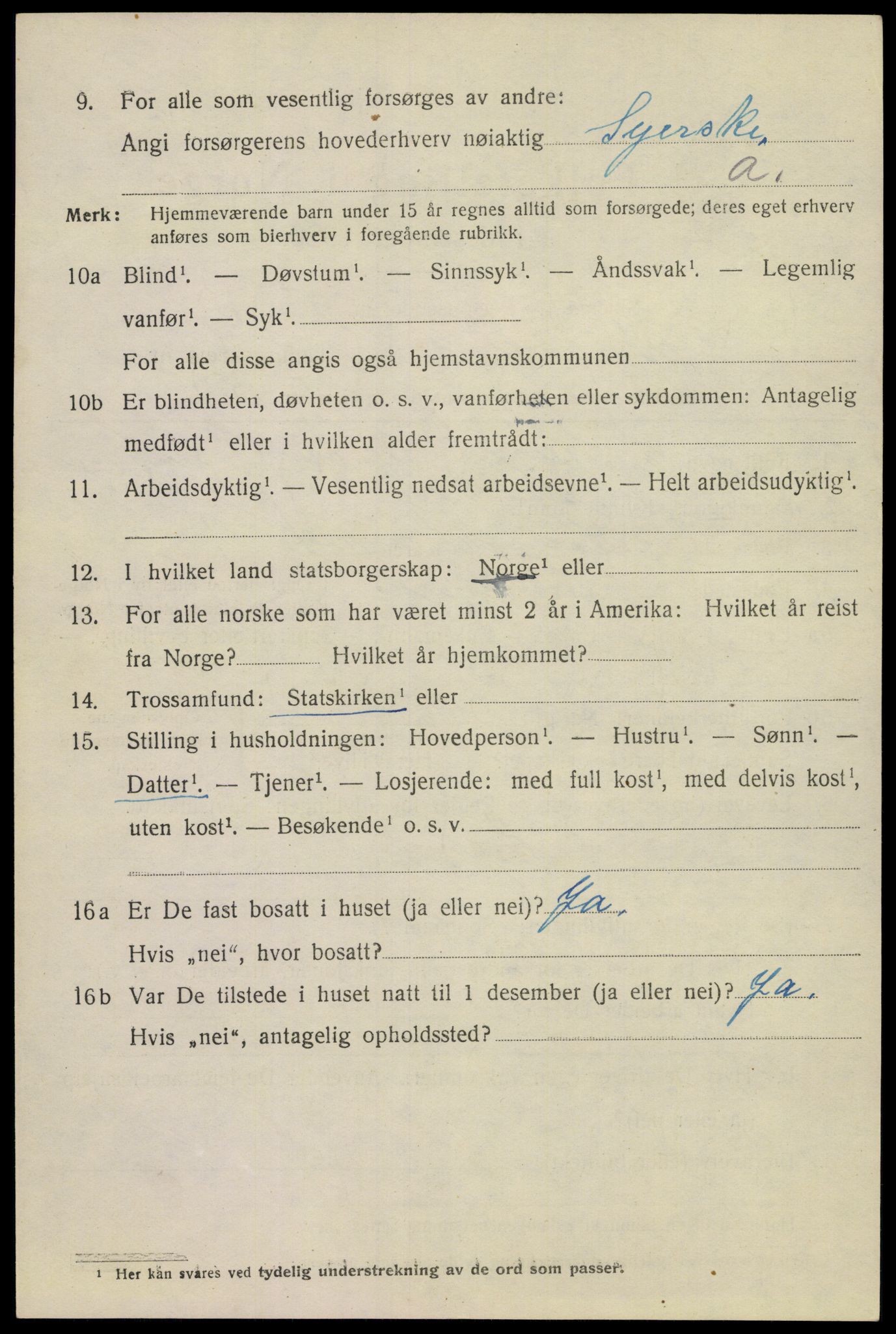 SAKO, 1920 census for Sandefjord, 1920, p. 13681